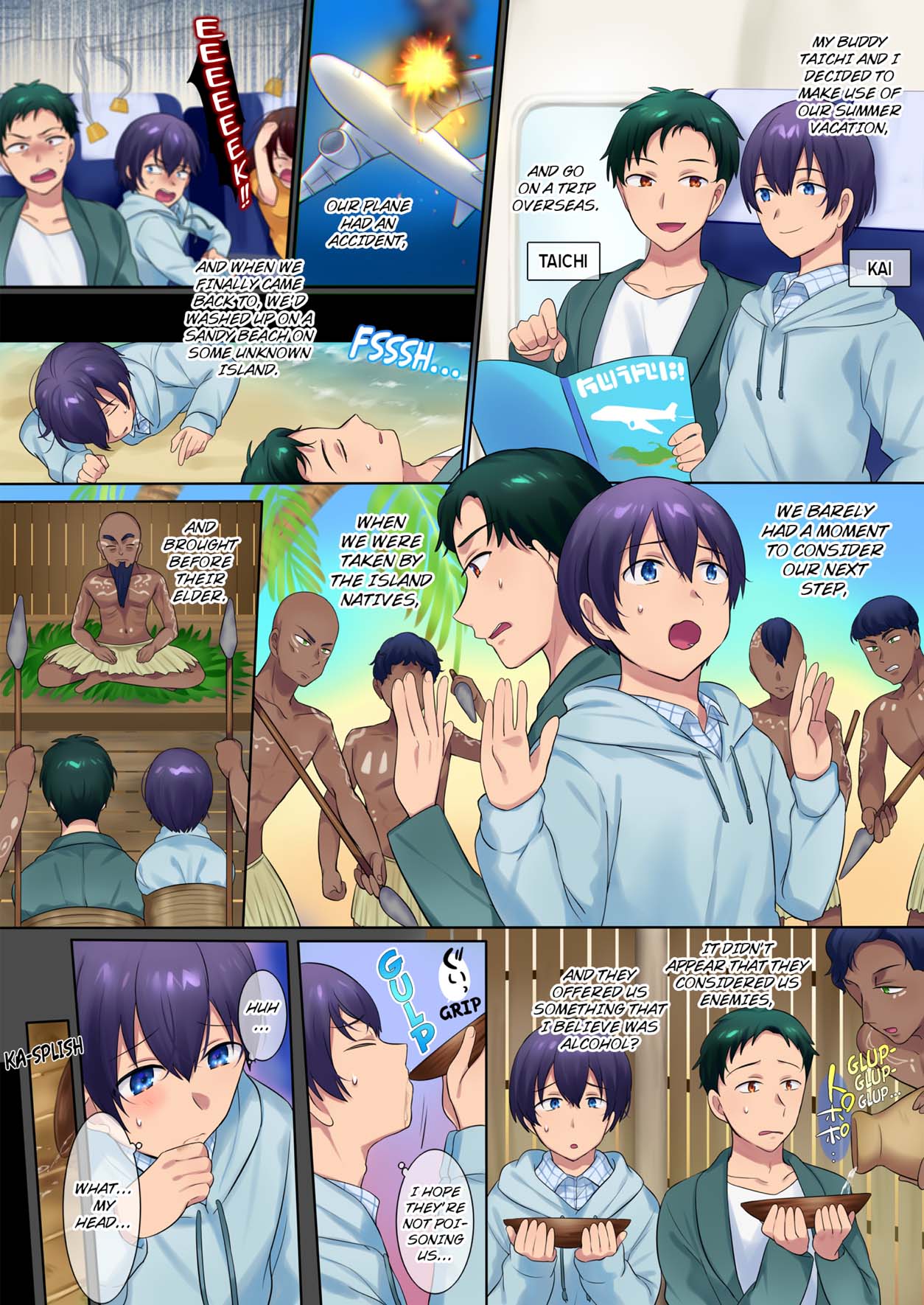 The Story of How Became a Member♀ of a Tribe on an Unexplored Island and Became a Best Friend's Wife page 2 full