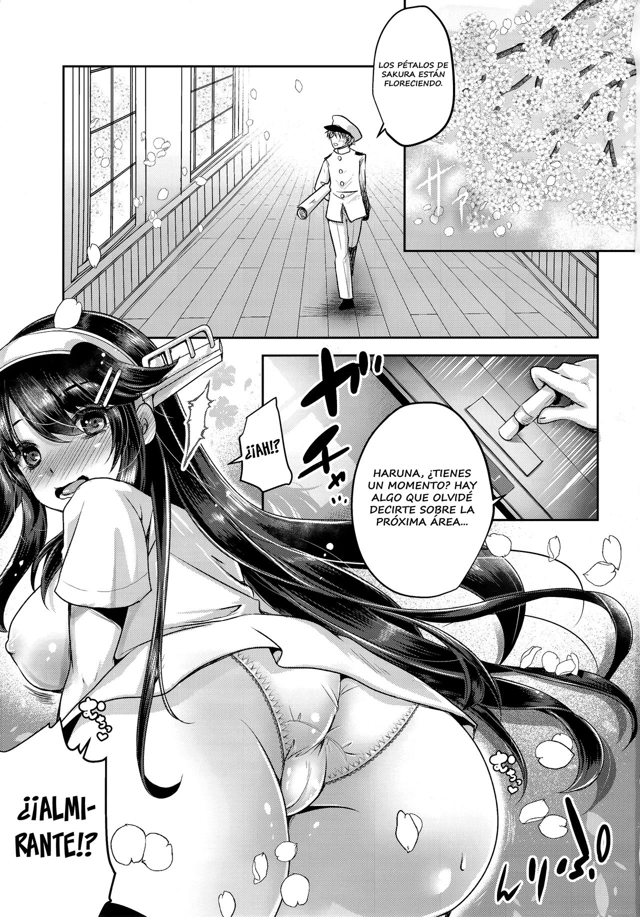 Chinjufu no sakura to T-shirt no Haruna page 2 full