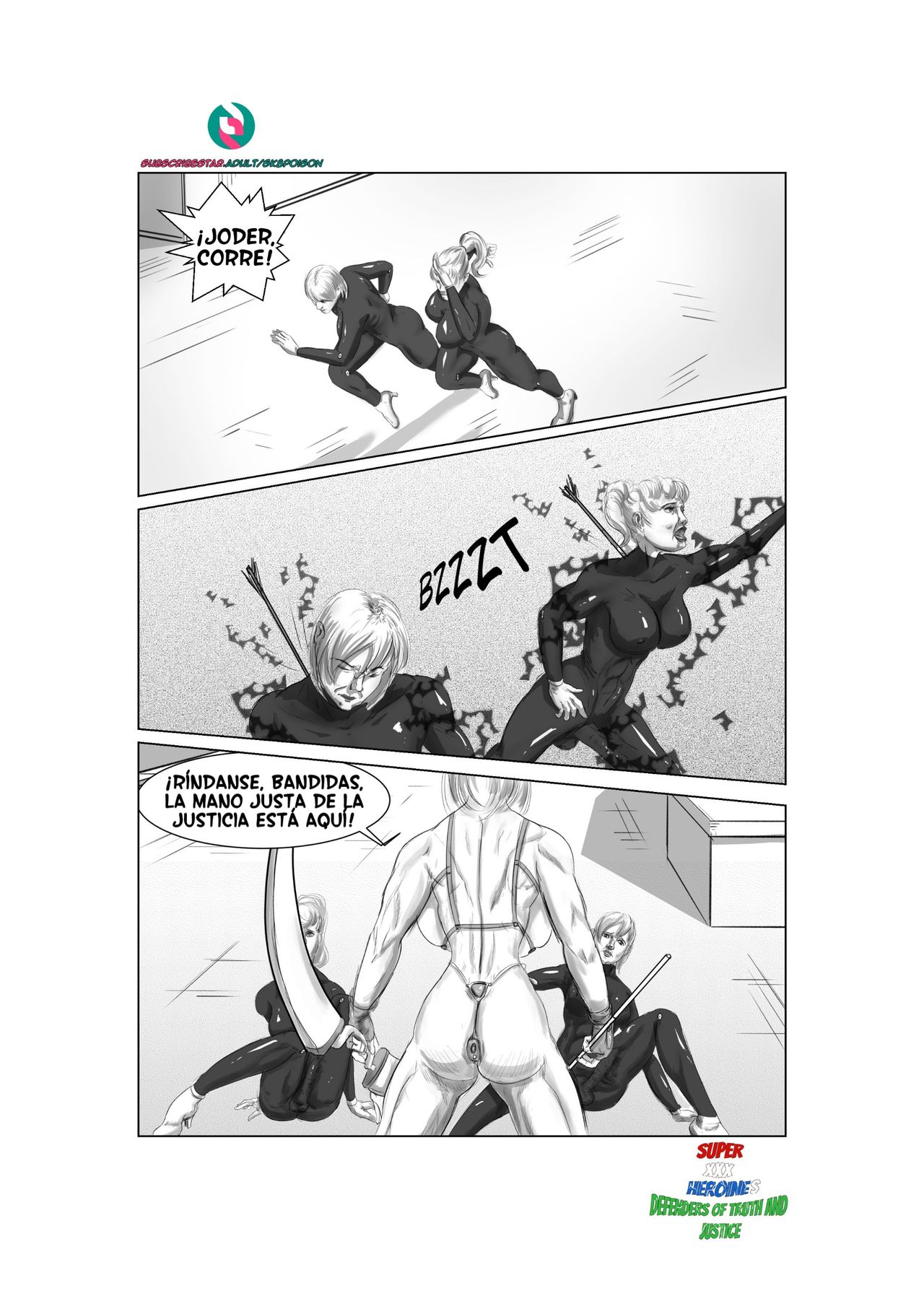 Super Heroines XXX The Invasion of the Underworld Part 01 page 5 full