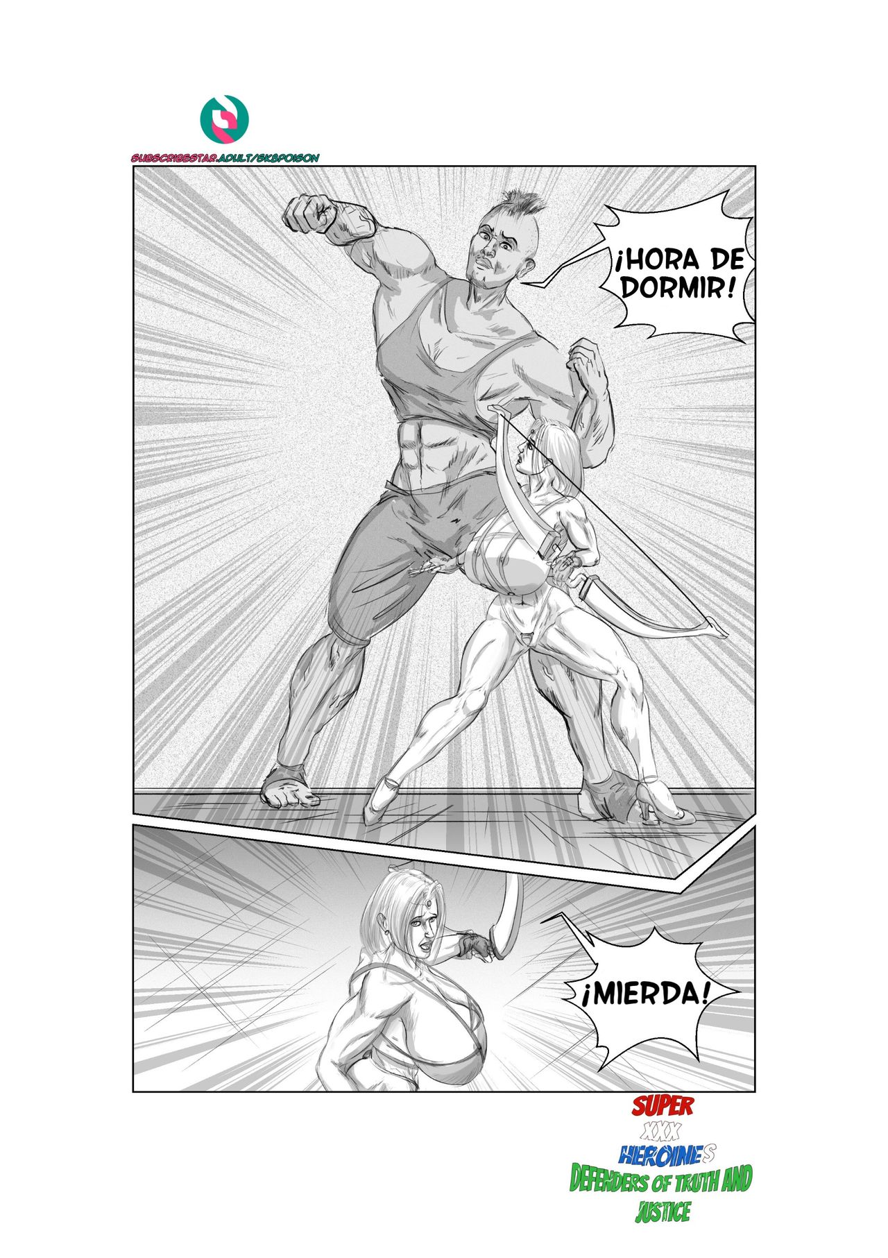 Super Heroines XXX The Invasion of the Underworld Part 01 page 7 full