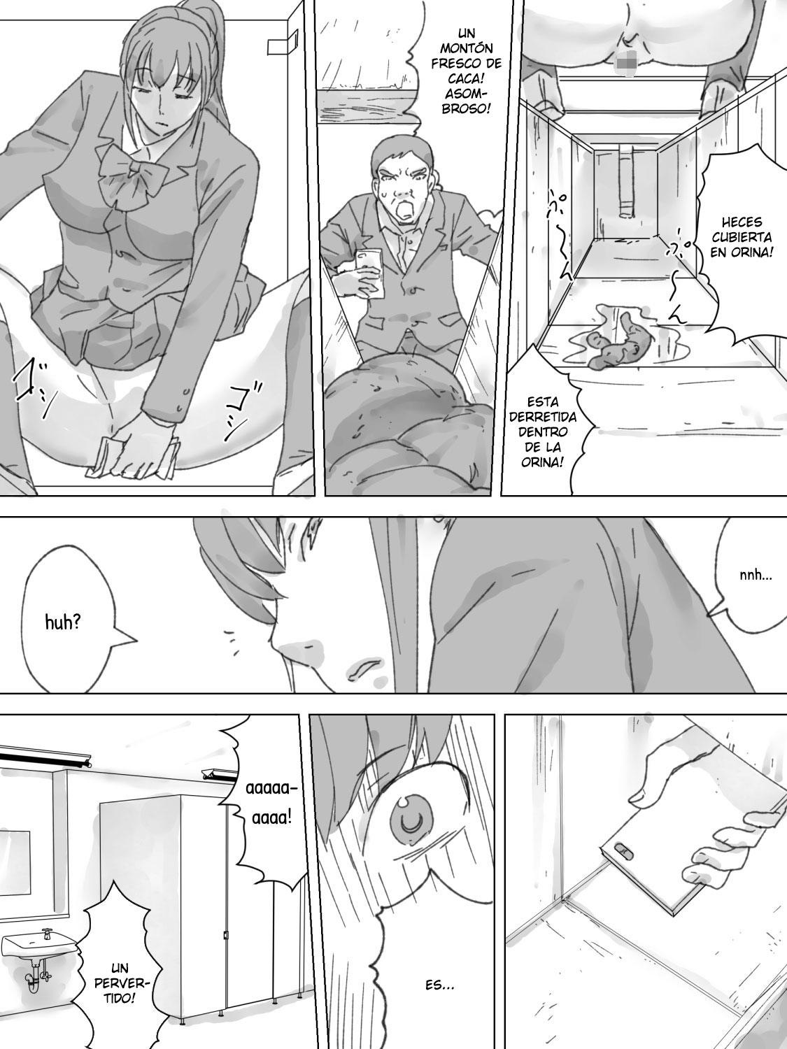 Mizo Toile Tousatsu Shitetara Bareta | I was caught taking pictures of the girls' toilet page 9 full