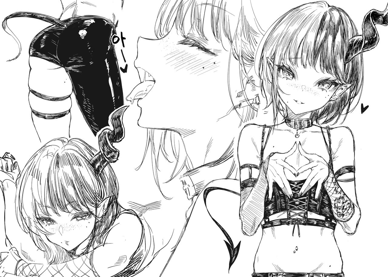 Original Fella Zuki no Koakuma-chan | 오리지널 펠라를 좋아하는 소악마 짱 page 2 full