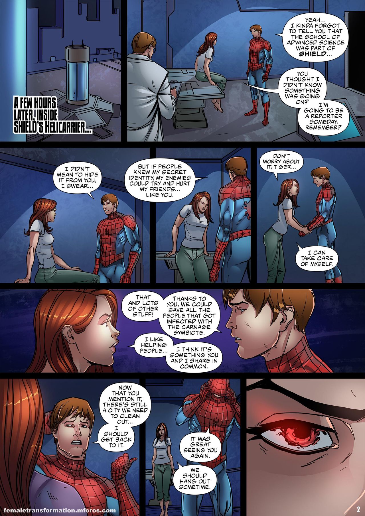 Symbiote Queen #3 page 5 full