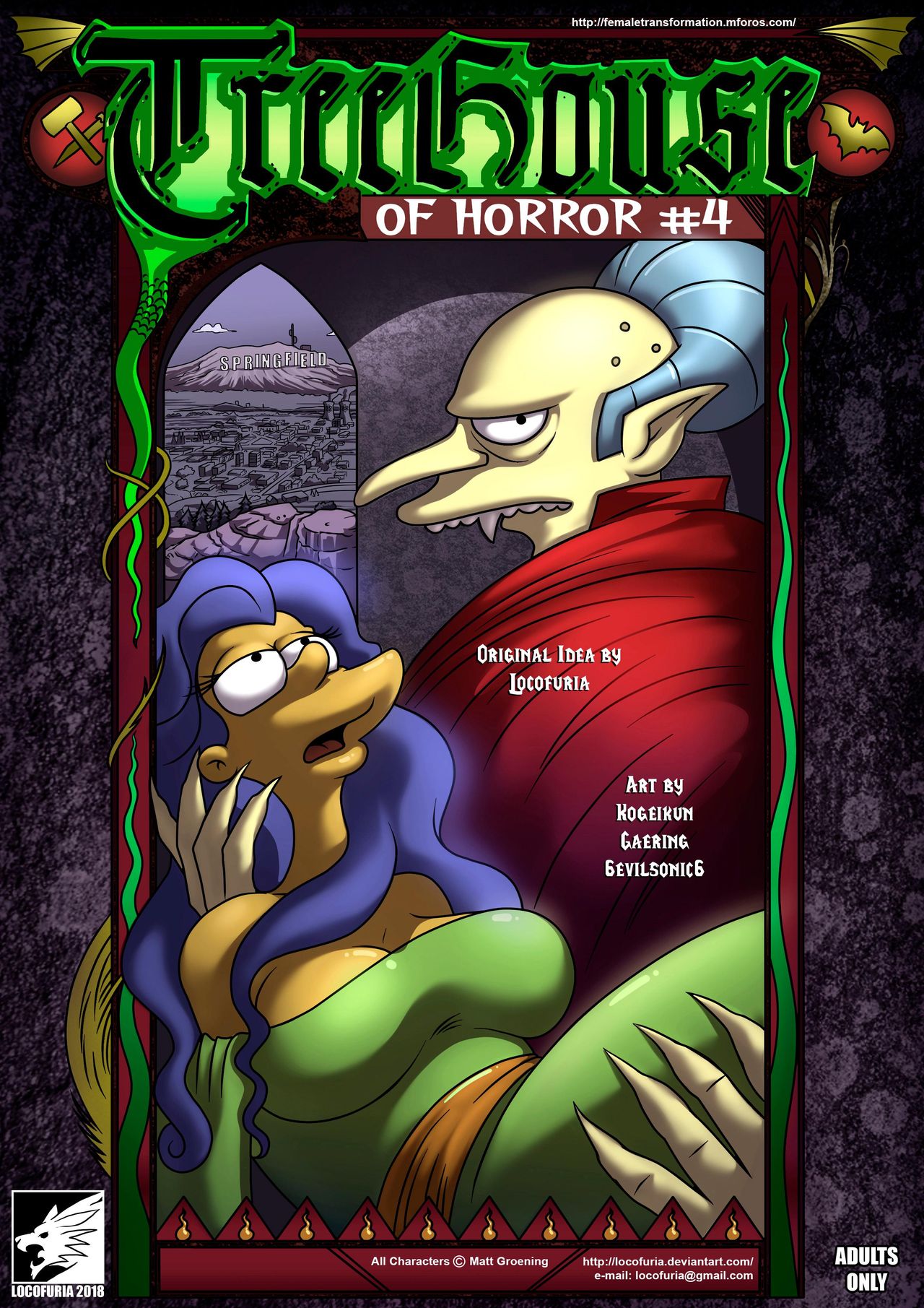 Treehouse of Horror #4 page 1 full