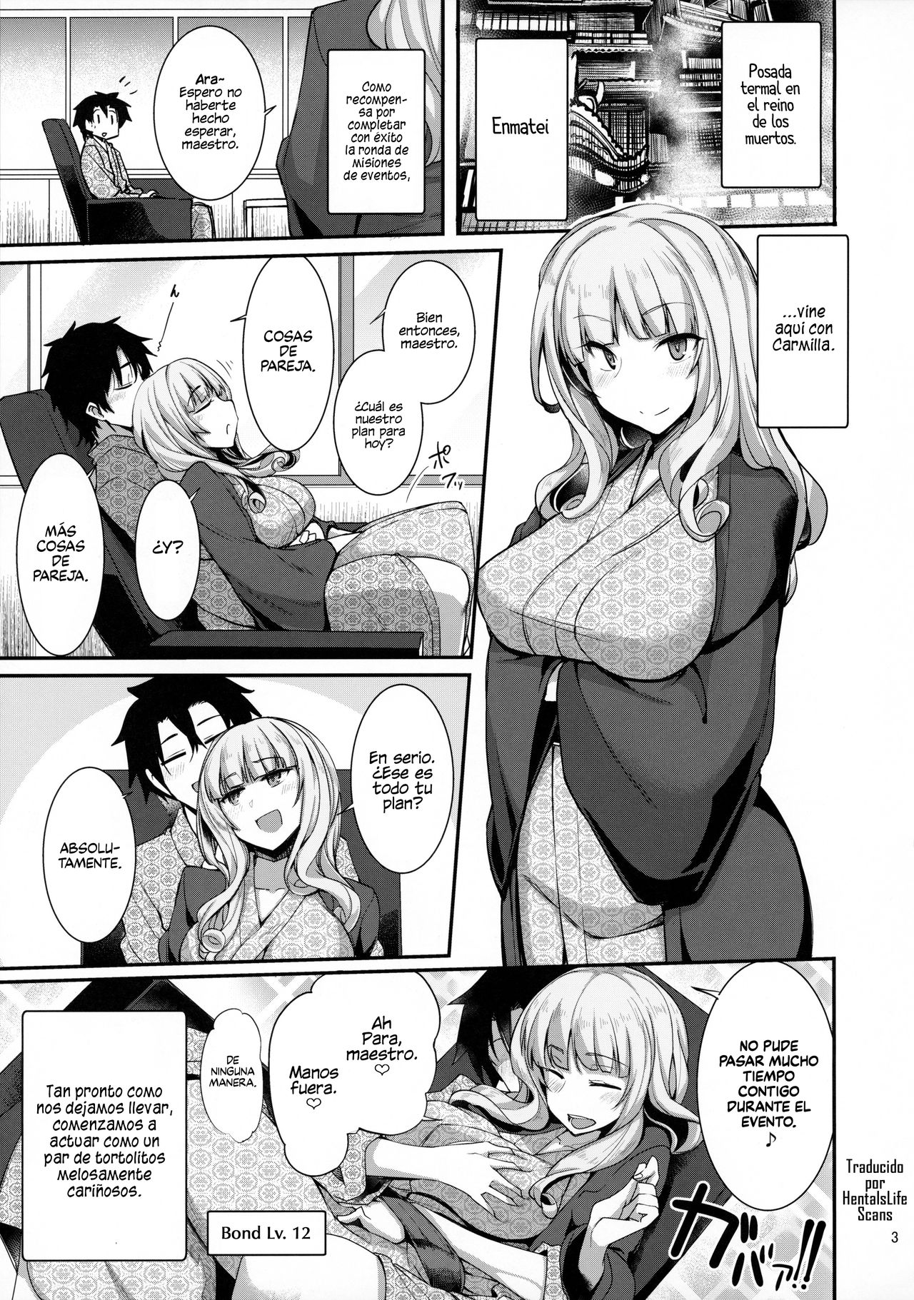Carmilla-san to Onsen Ryokan de Shita Koto no Zenbu. | Todo lo que hice con Carmilla en las aguas termales. page 2 full
