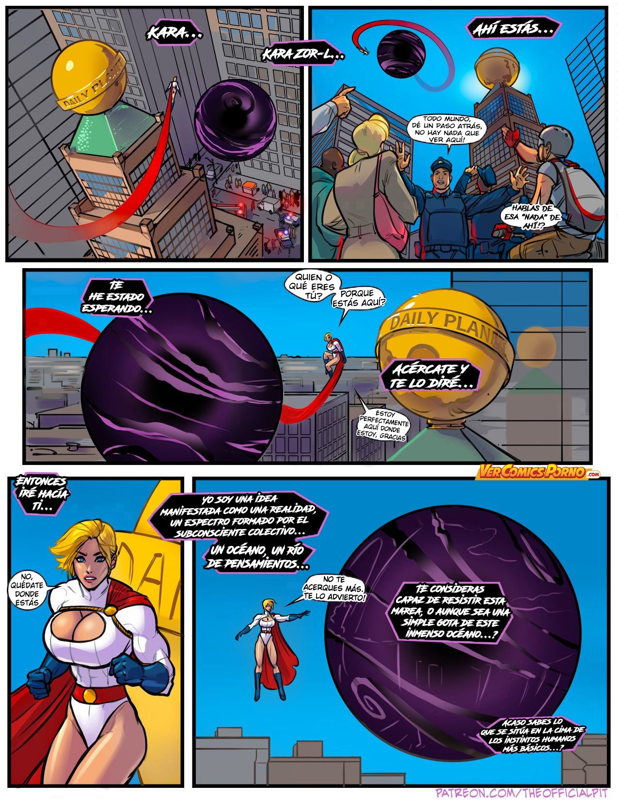 Power Girl vs Darkseid page 4 full