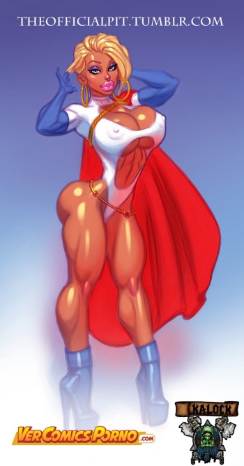 Power Girl vs Darkseid cover