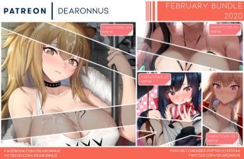 Dearonnus' Patreon Rewards February 2020 cover