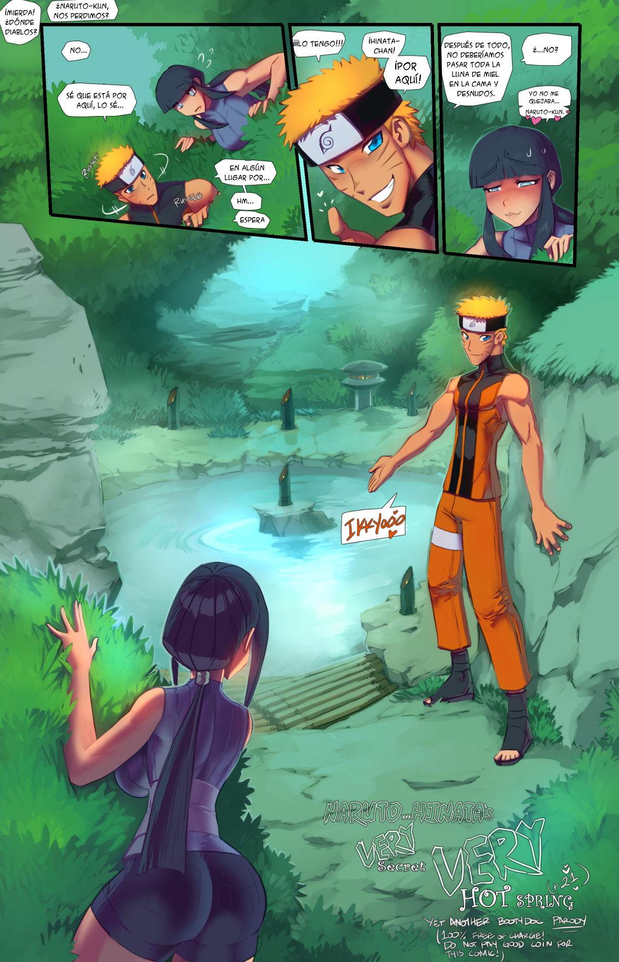Naruto xxx Hinata's Very Secret Very Hot Spring page 1 full