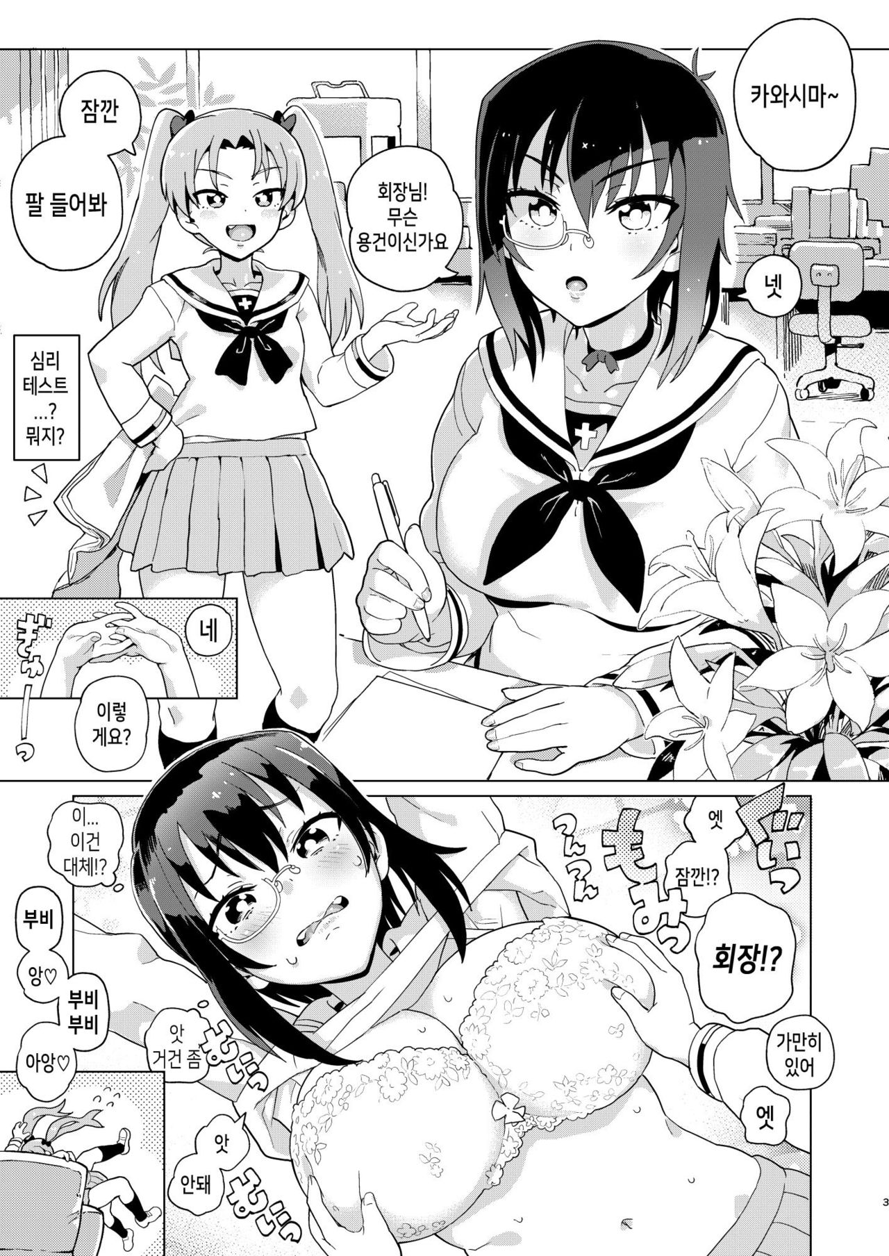 Kore ga Watashi no Les Senshadou | 이것이 나의 레즈 전차 도 page 3 full