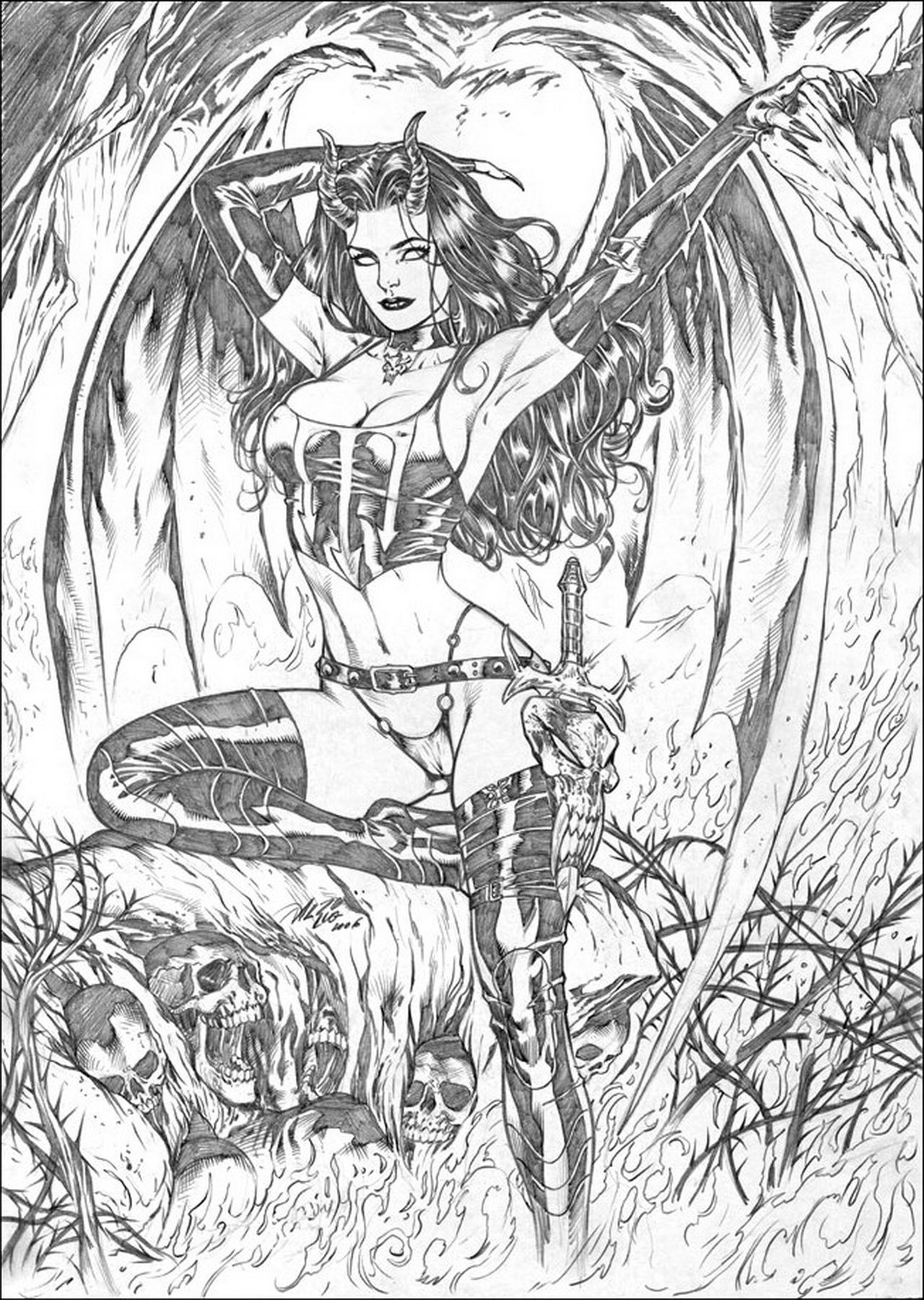 Adult Comic Artbook page 5 full