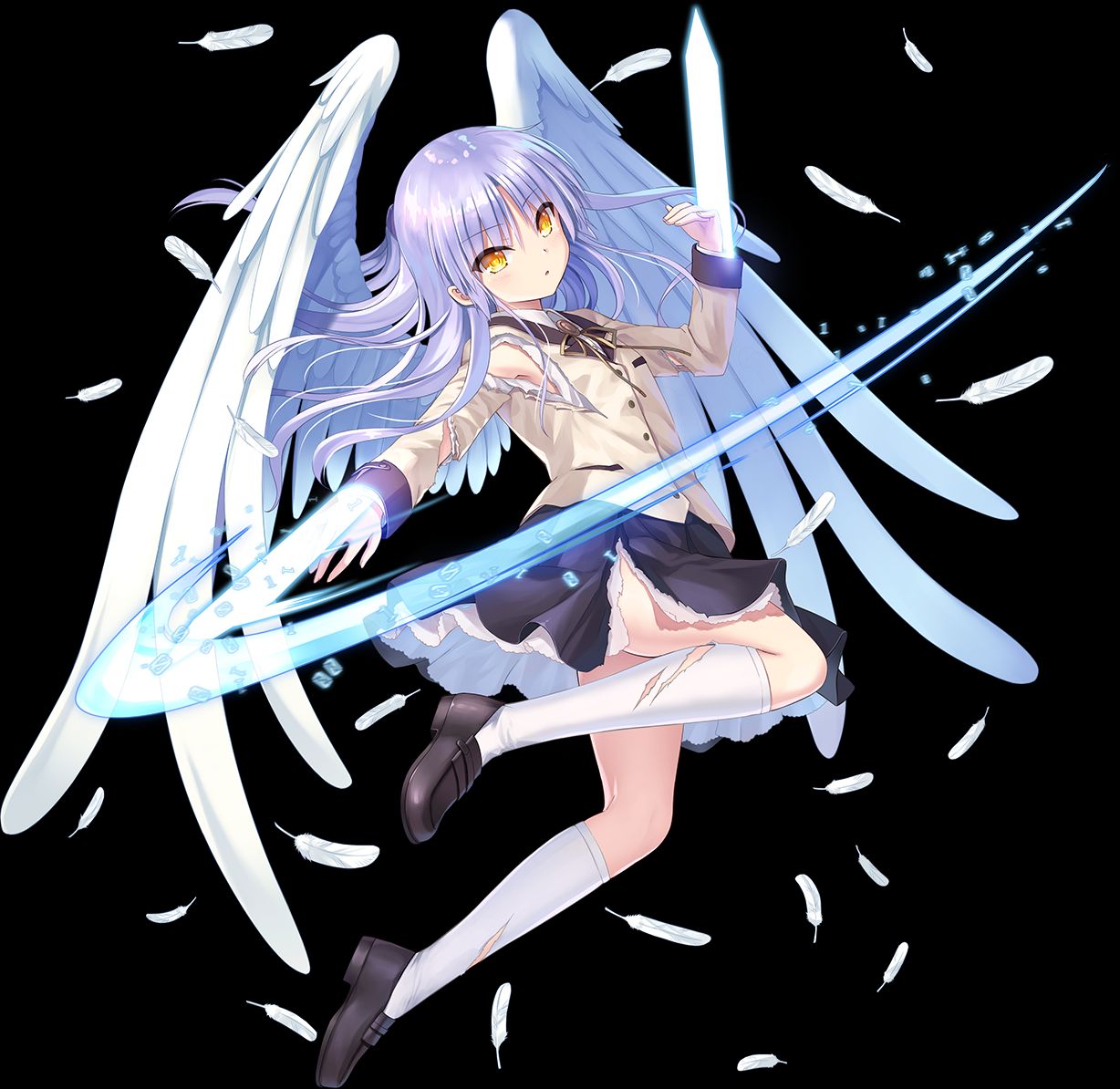 Angel Beats! Official Art Collection page 10 full