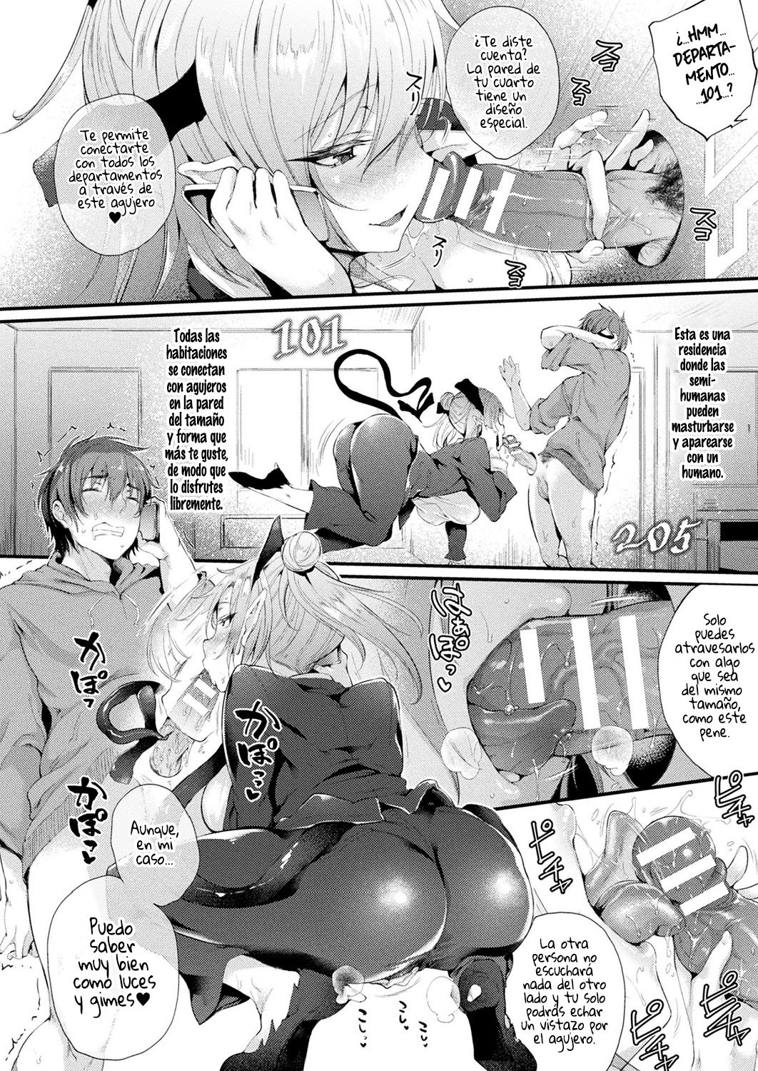 Kabeanatsuki Juukyo e Youkoso | Bienvenido a la Residencia con Glory Holes page 6 full