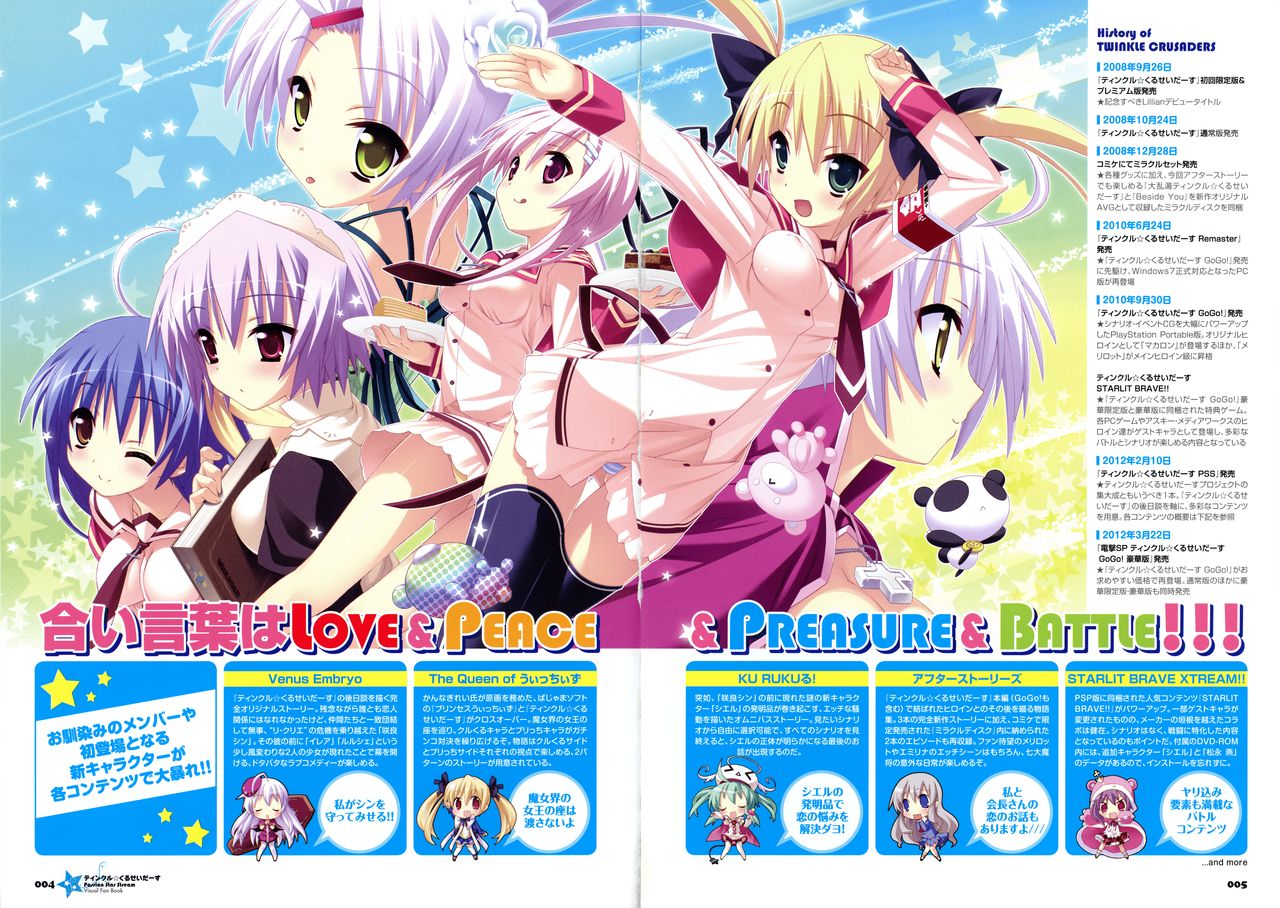 Twinkle☆Crusaders Passion Star Stream Visual Fanbook page 6 full