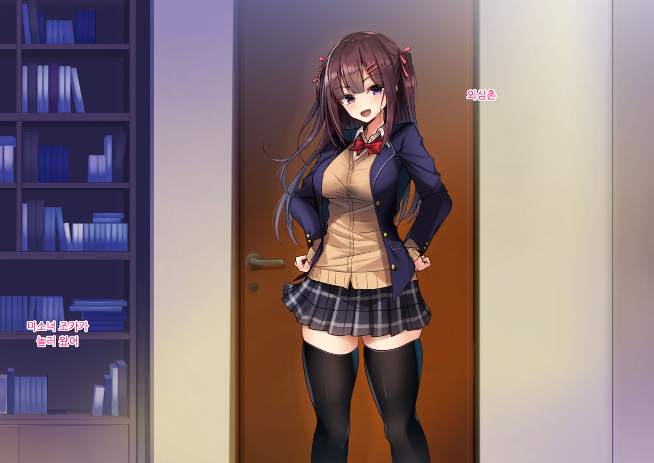 Okozukai o Nedaru Namaiki Meikko ni Kyokon de Yarikaeshita Hanashi with Mei no Tomodachi | 용돈을 조르는 조카에게 거근으로 복수하는 이야기 with 조카 친구 page 6 full