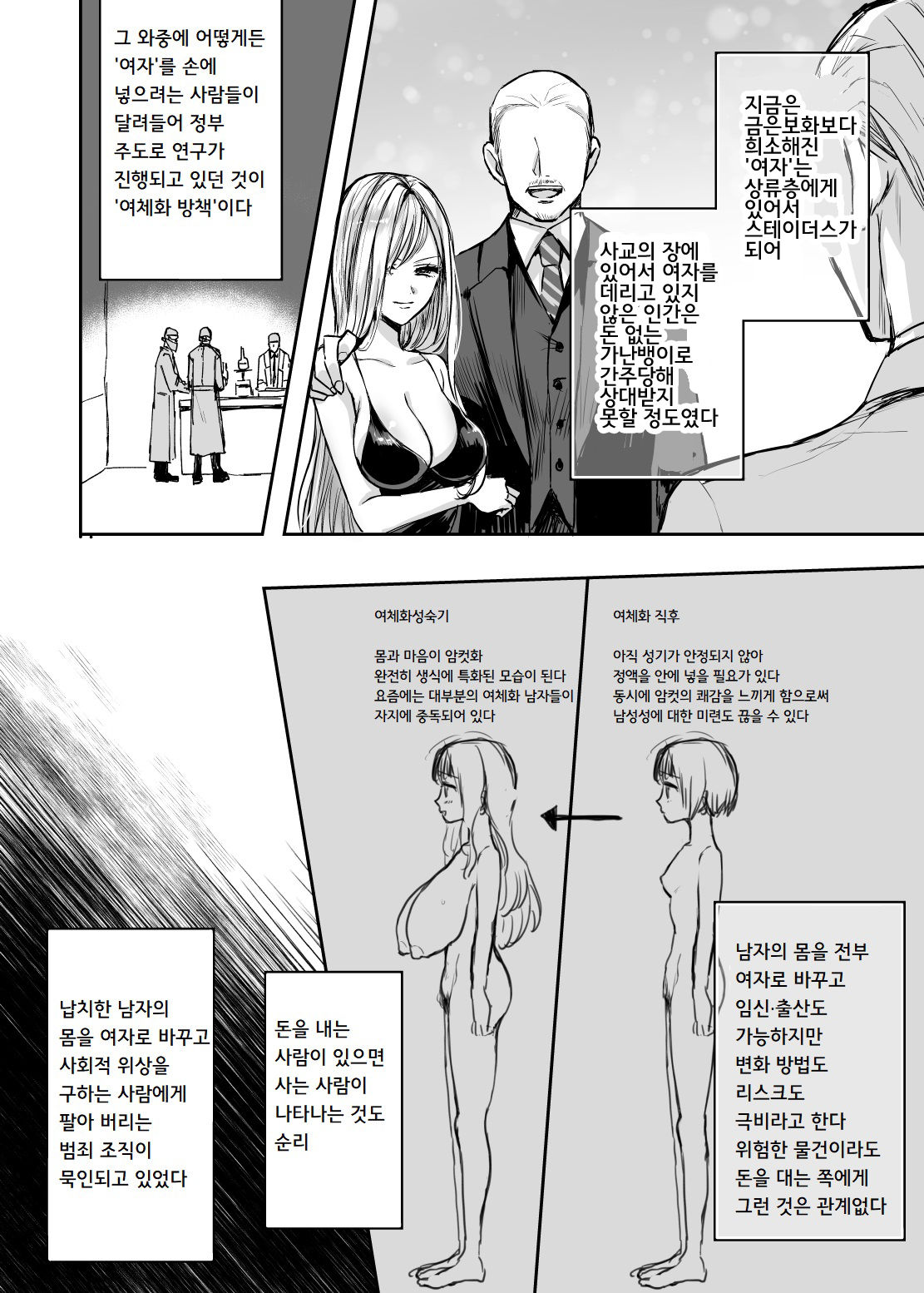 Kyousei Nyotaika ~Otoko datta Ore ga Onna  no Shitai de Yaku Tsuke Kyousei Zecchou Mesu Ochi suru nante~ | 강제여체화 ~남자였던 내가 여자의 지체로 마약 절임 강제절정 암컷타락하다니~ page 5 full