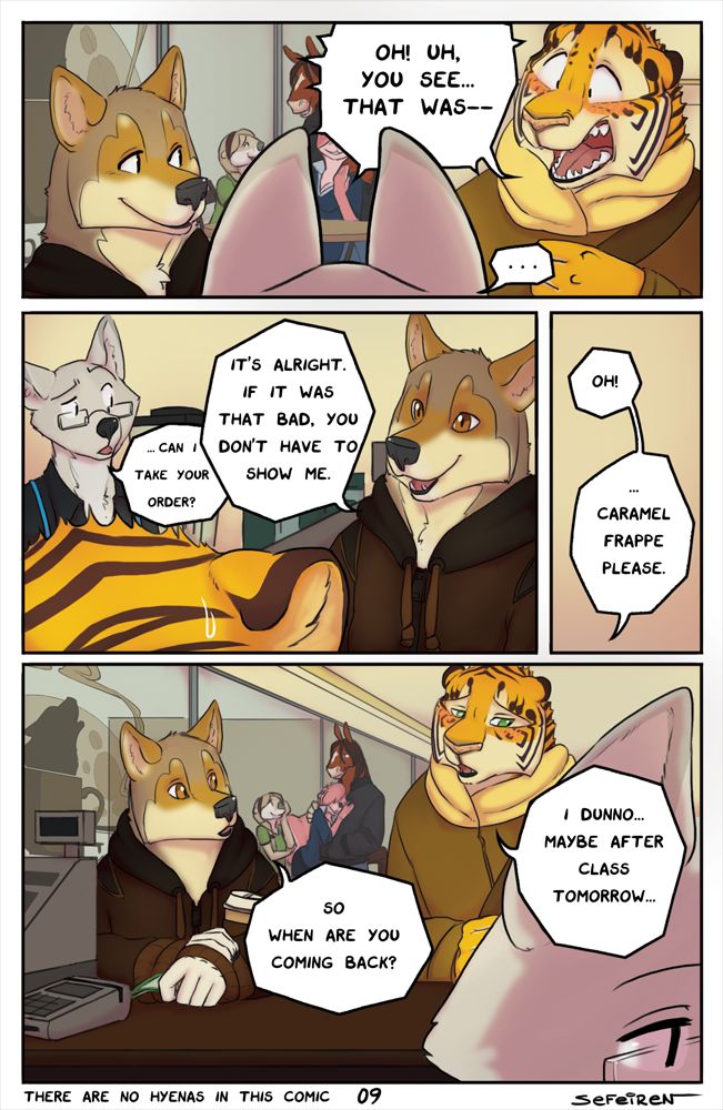 There are no hyenas in this comic + Extras page 10 full