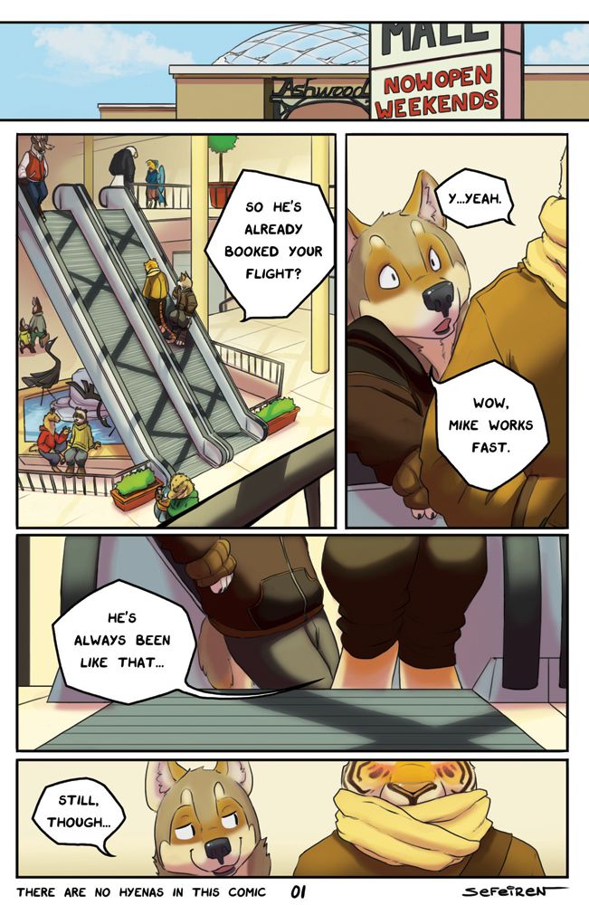There are no hyenas in this comic + Extras page 2 full