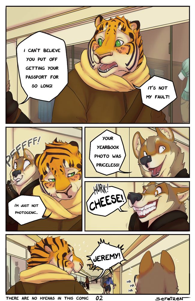 There are no hyenas in this comic + Extras page 3 full