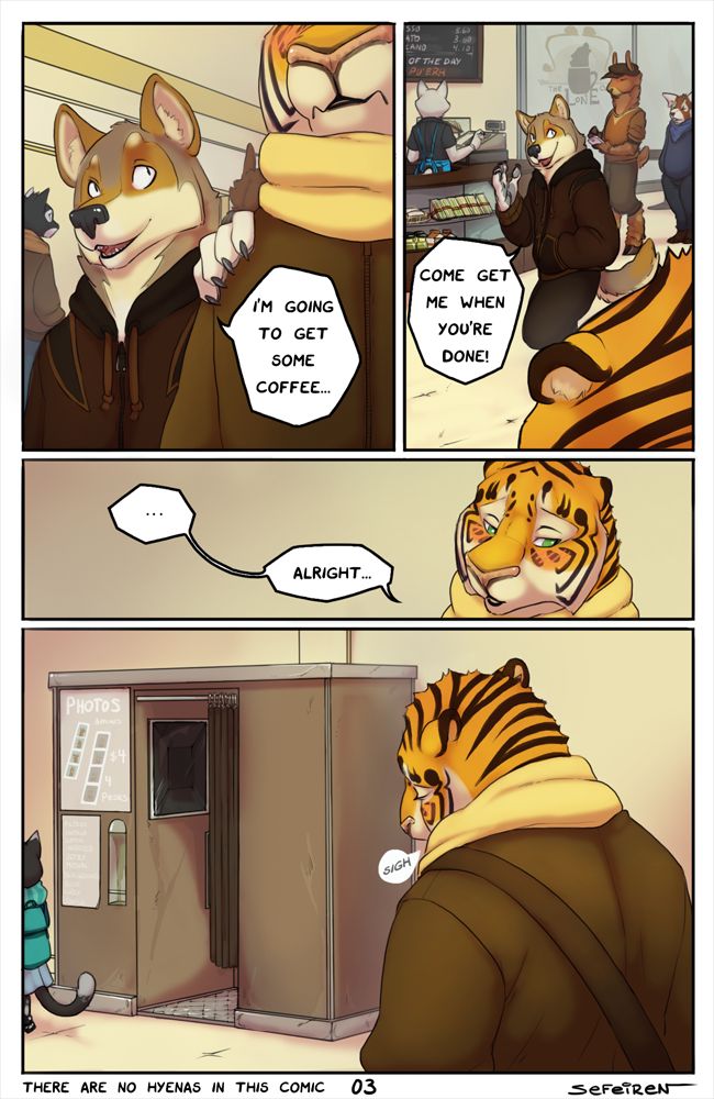 There are no hyenas in this comic + Extras page 4 full