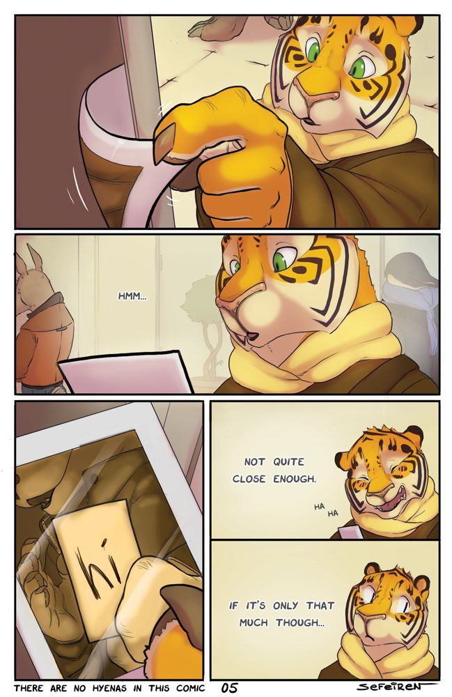 There are no hyenas in this comic + Extras page 6 full