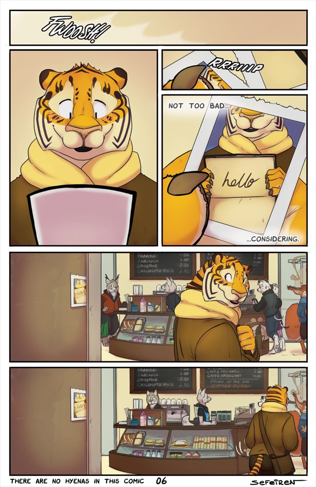 There are no hyenas in this comic + Extras page 7 full