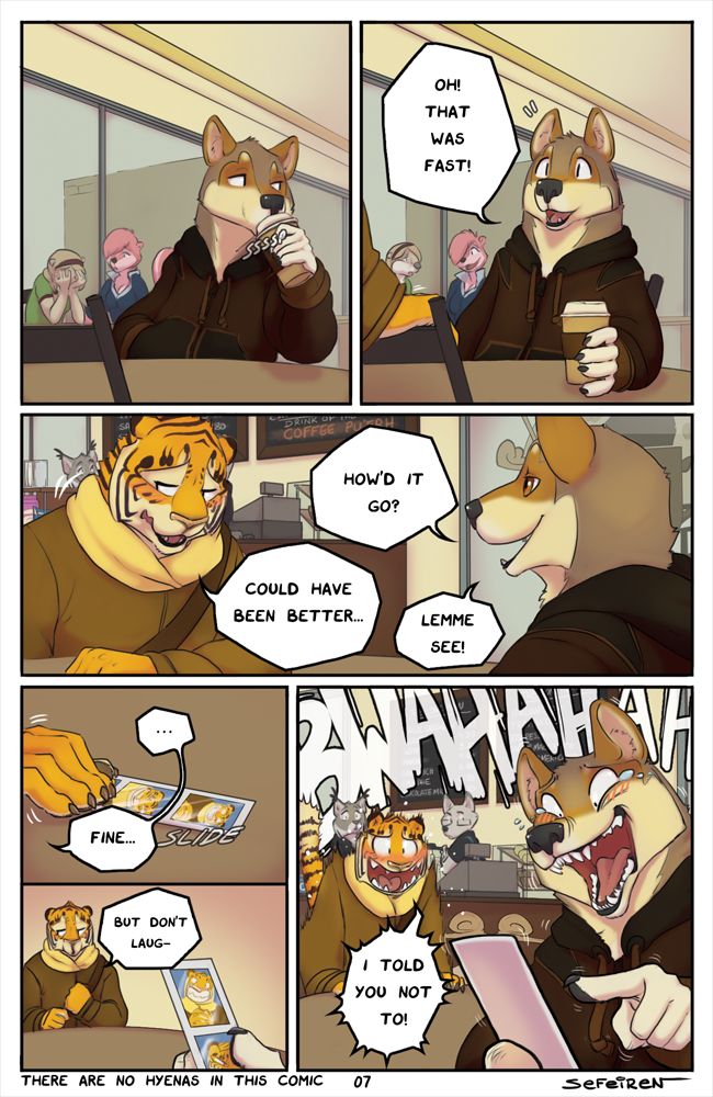 There are no hyenas in this comic + Extras page 8 full
