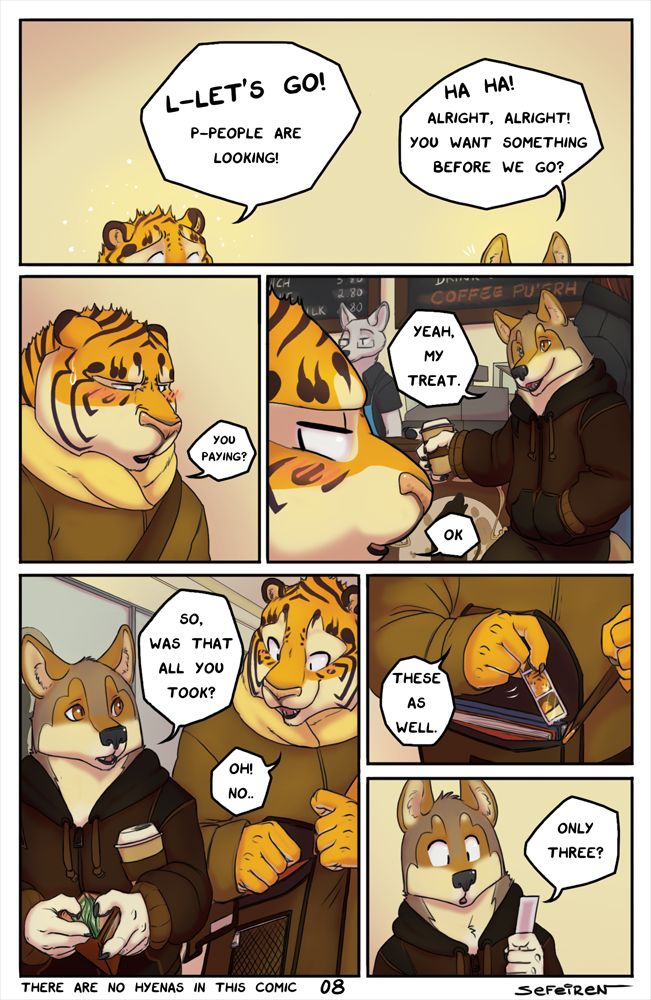 There are no hyenas in this comic + Extras page 9 full