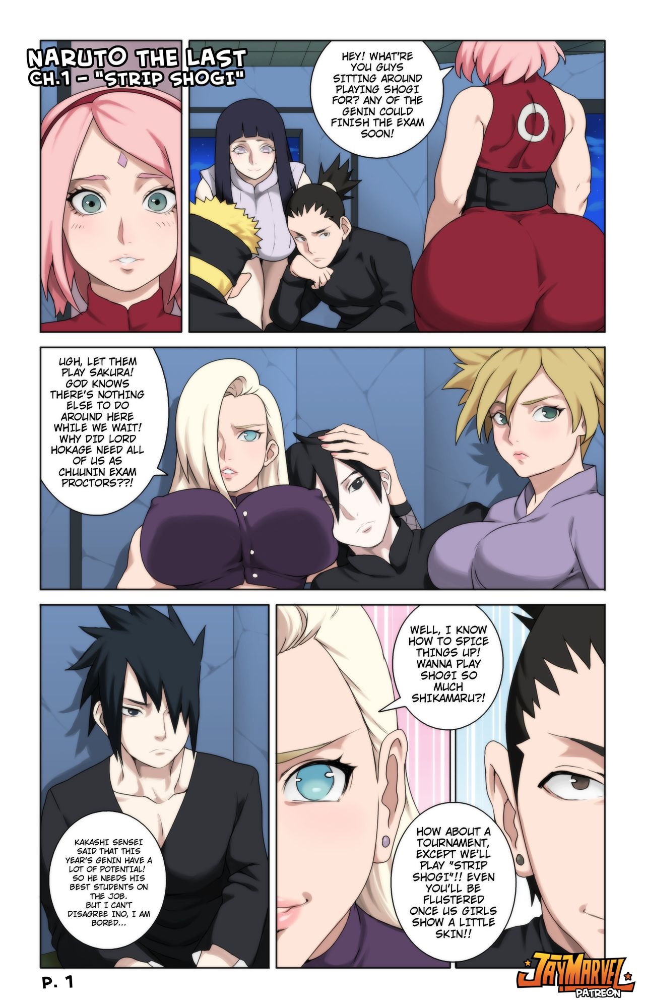 Naruto: The Last - Strip Shogi page 1 full