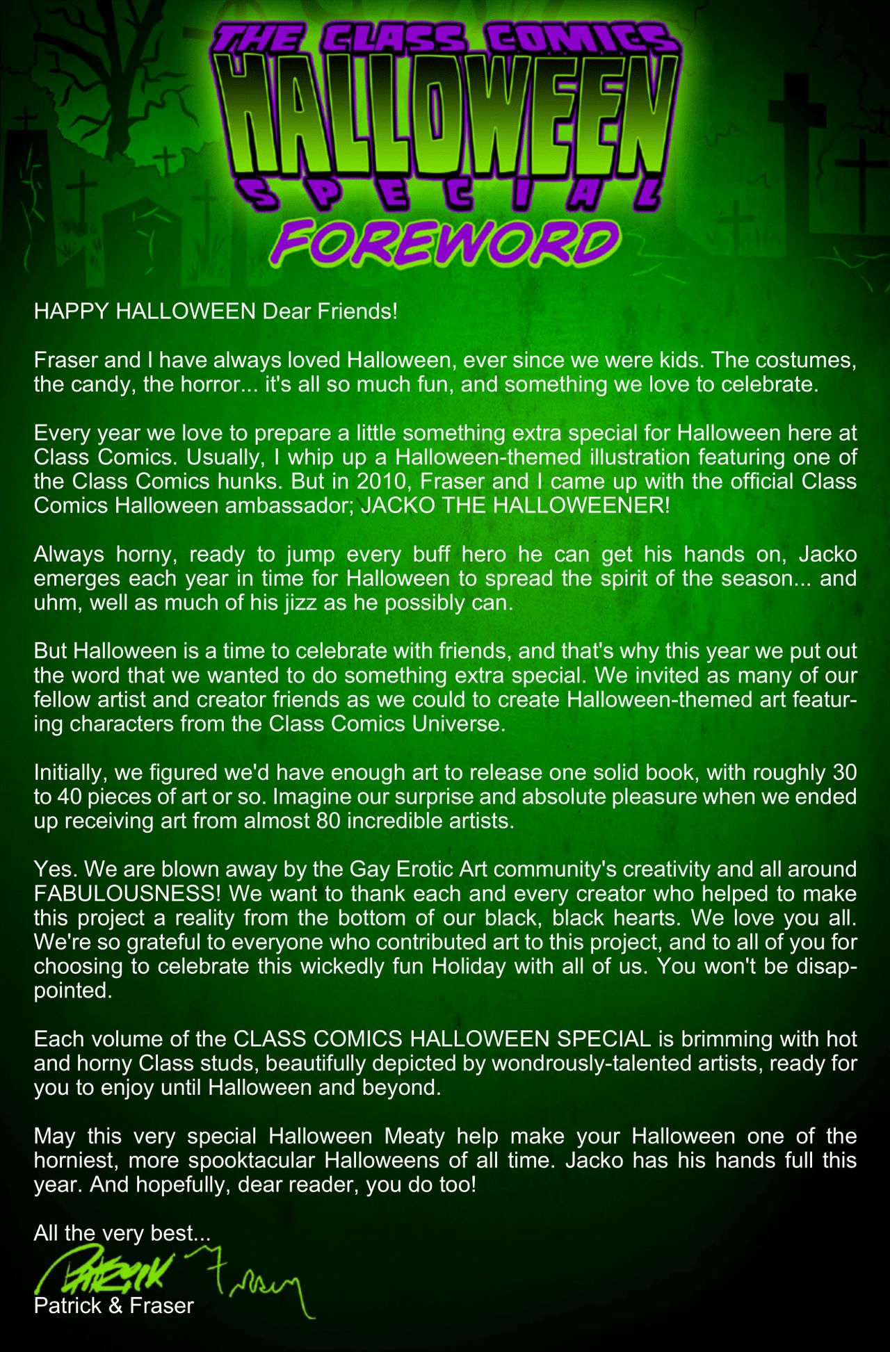 The Class Comics Halloween Special Meaty 03 Treat Edition! page 3 full