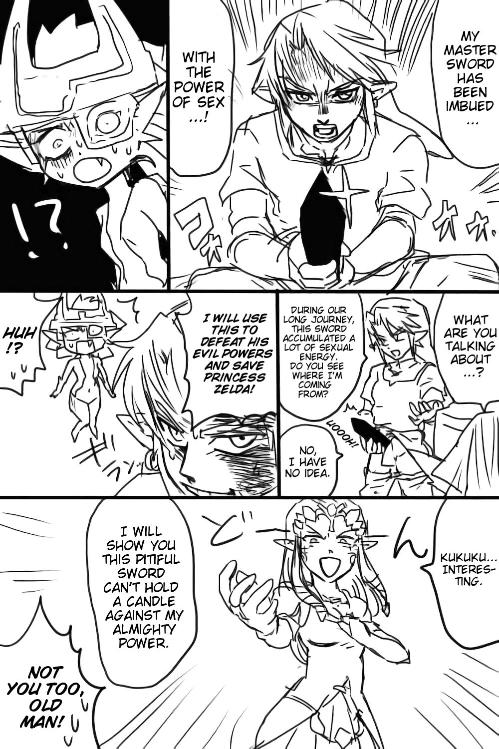 Zelda-san to Shoubu Shiyo! | A fight with Zelda! page 3 full