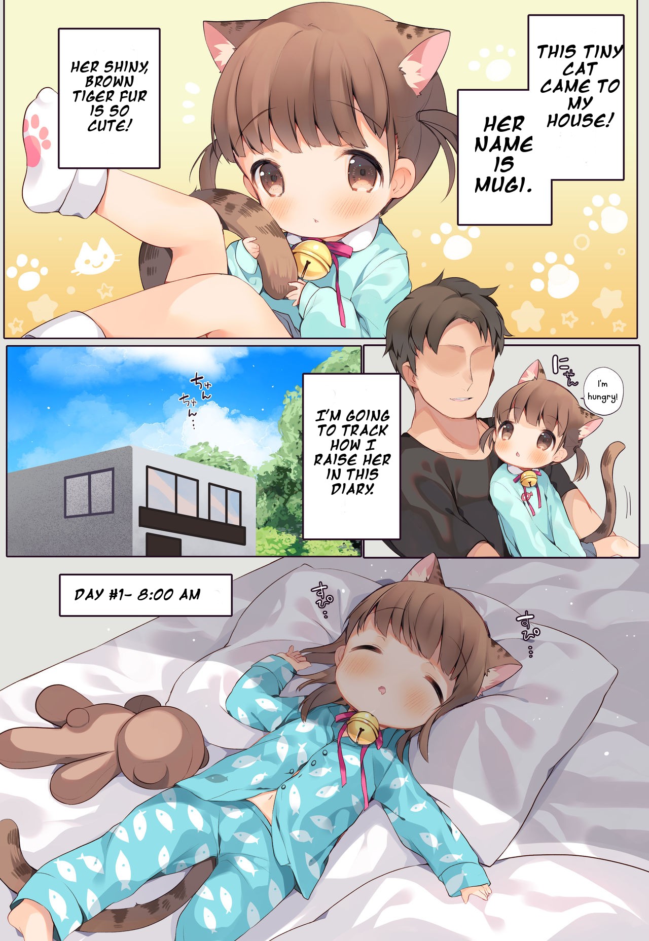 Nyanko Ikusei Nikki Sono 1 | Kitten Raising Diary Part 1 page 4 full