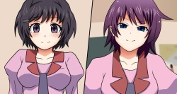 羽川翼&戦場ヶ原ひたぎ