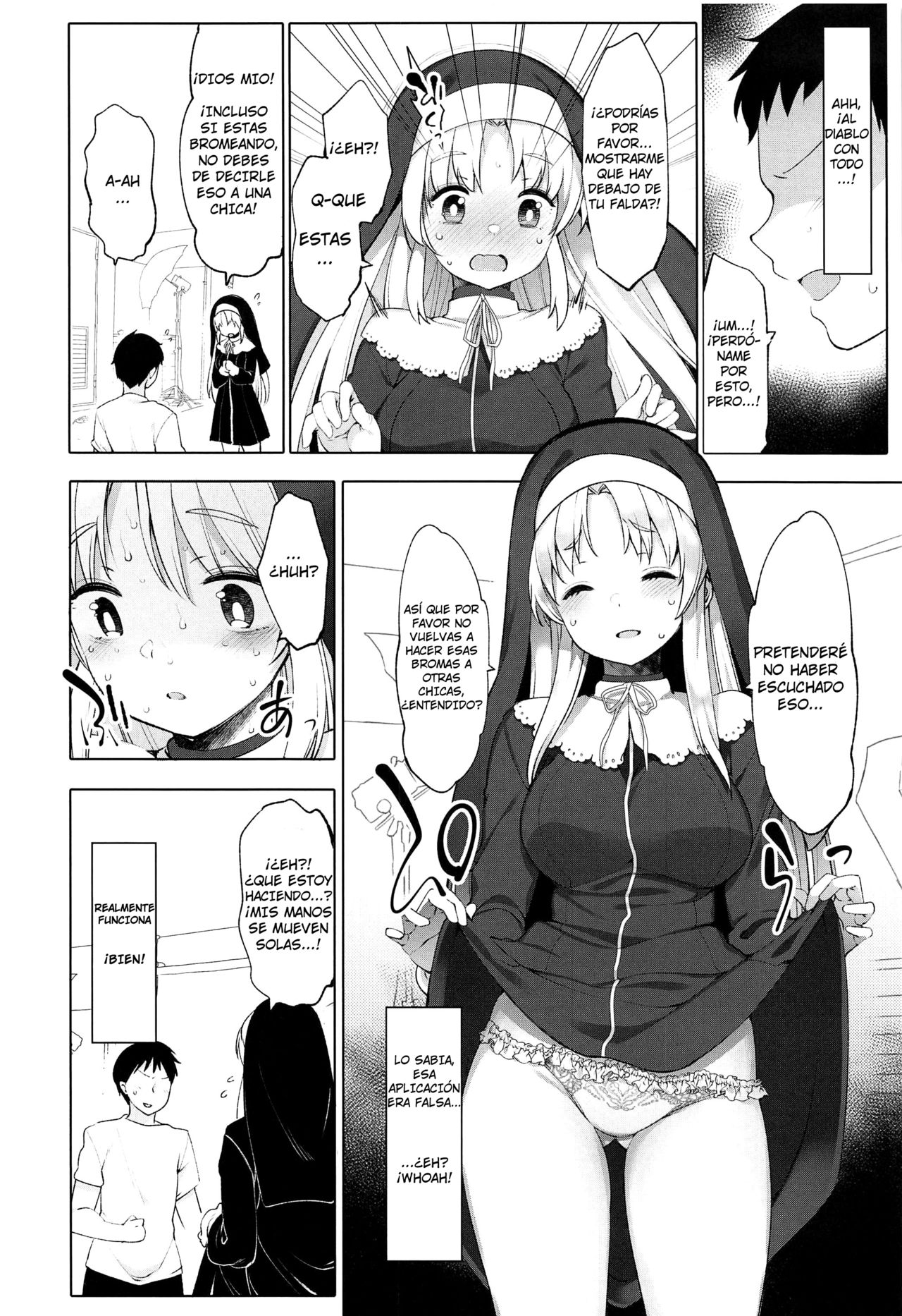 Sister Cleaire to Himitsu no Saimin Appli | Sister Cleaire and the Secret Hypnosis App page 6 full