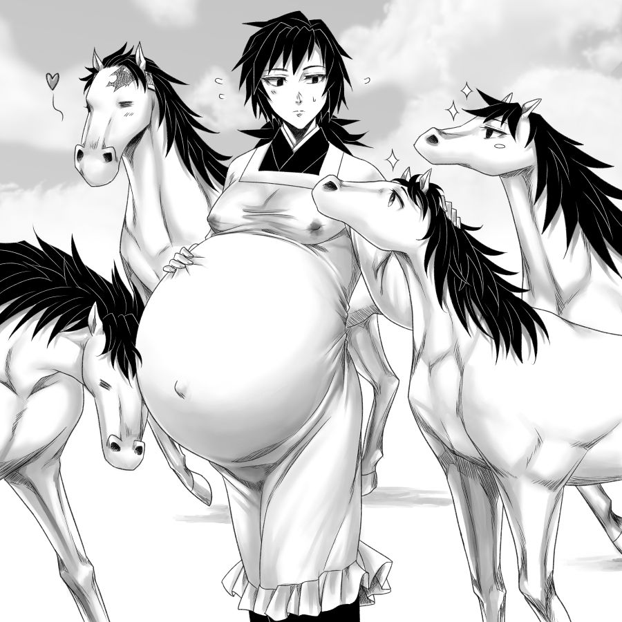 Horse Tanjiro x Mpreg Giyu page 6 full