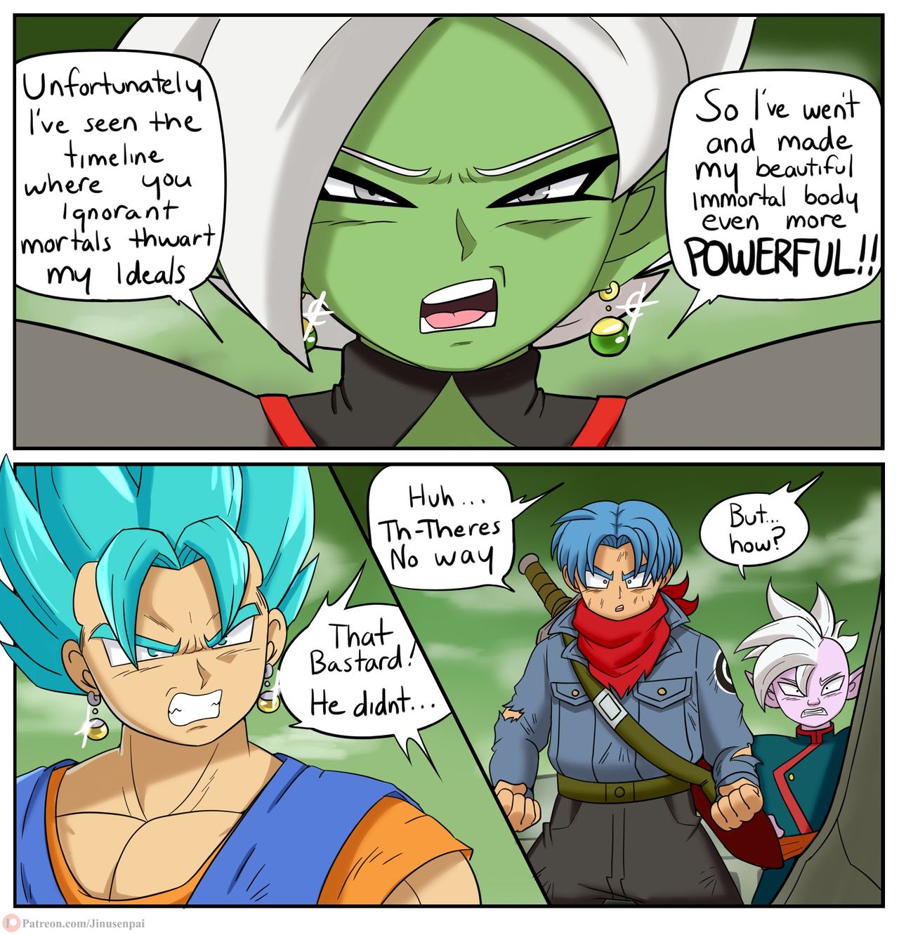 Zamasu's Backup Plan page 1 full
