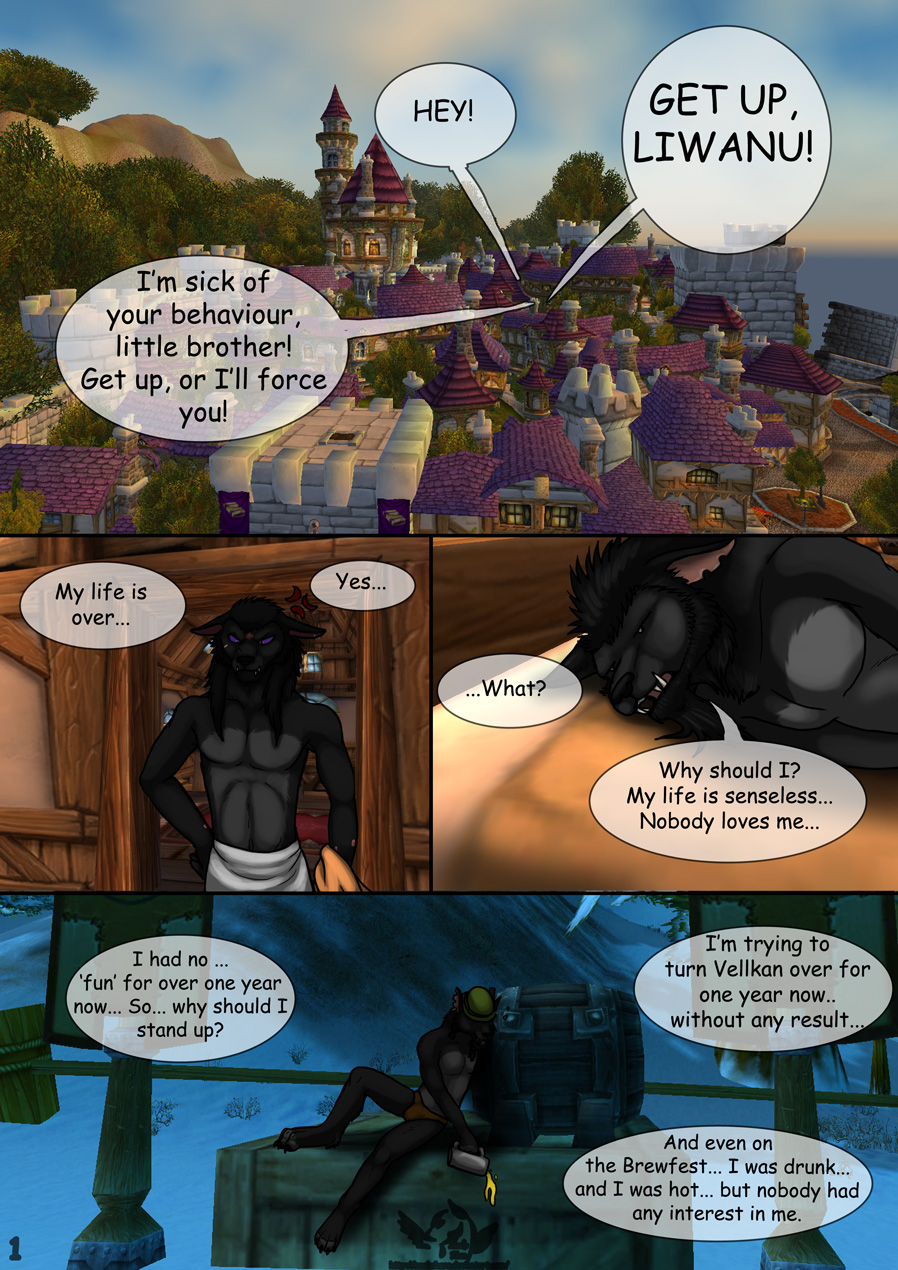 3 tauren and 1 worgen ENGLISH page 1 full