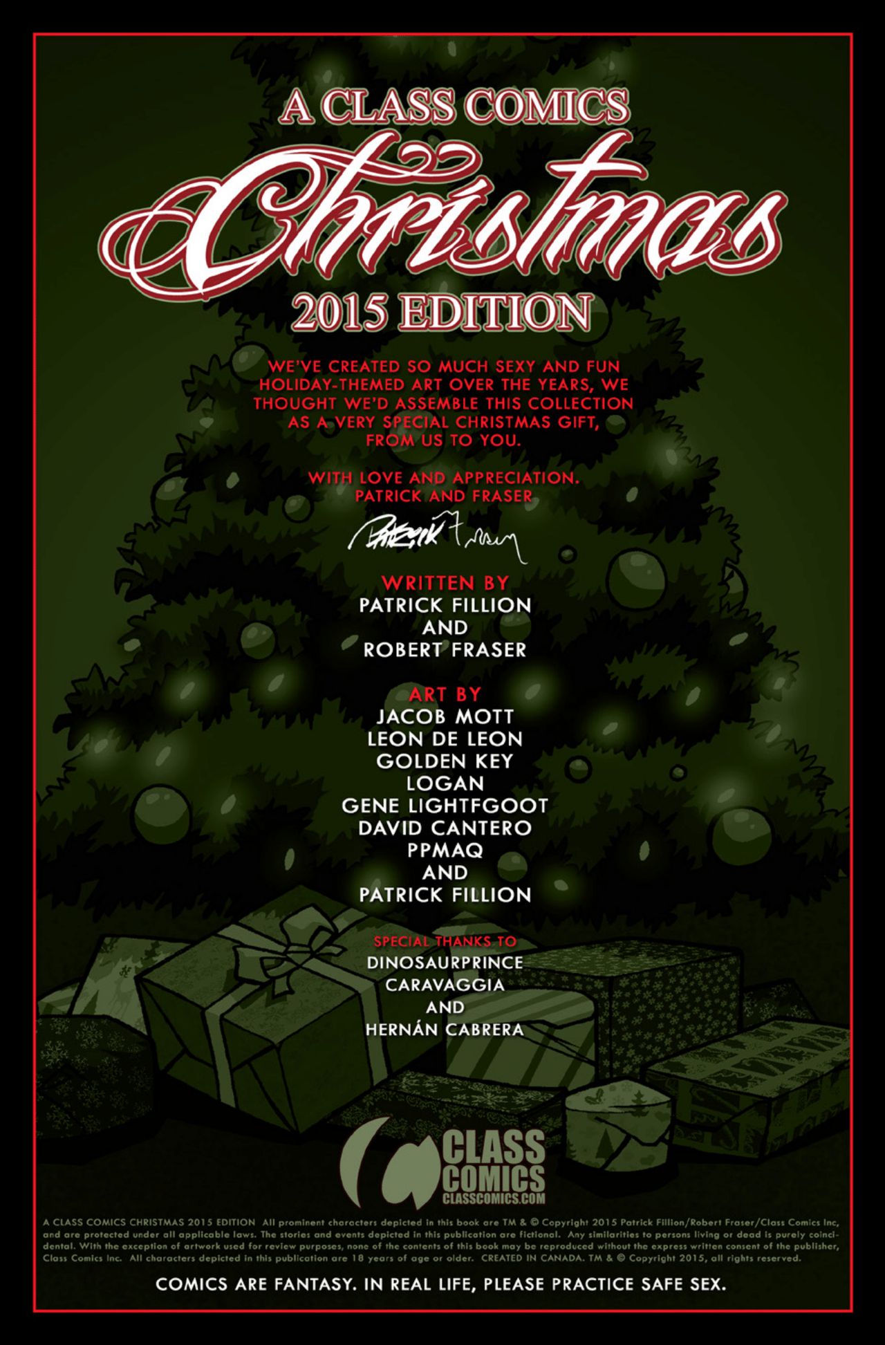 A Class Comic Christmas 2015 Edition page 2 full