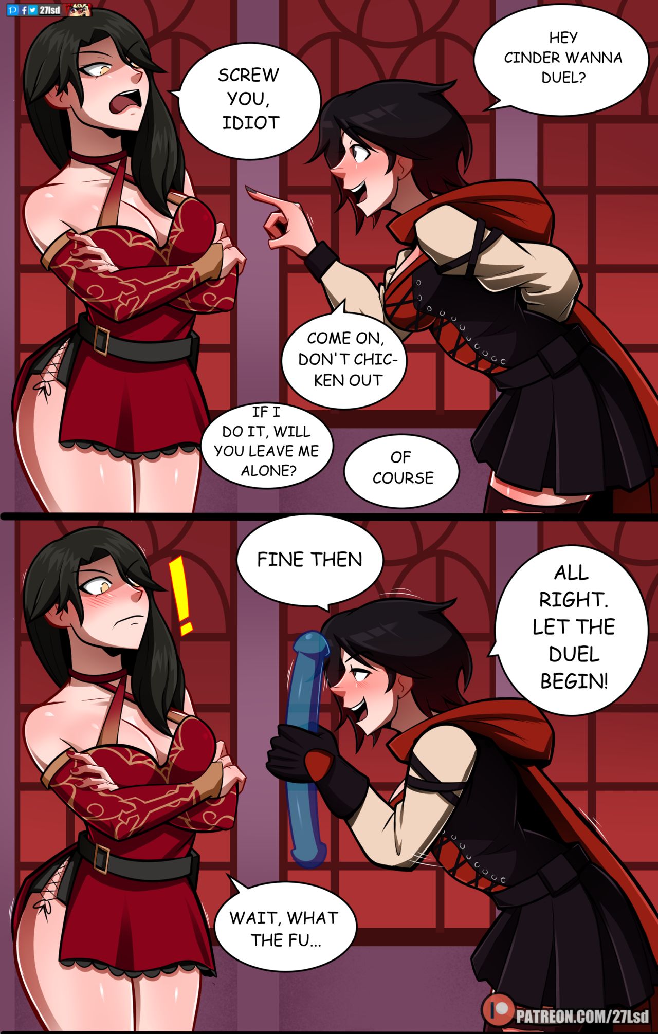 RWBY Duel Parody Poll page 1 full