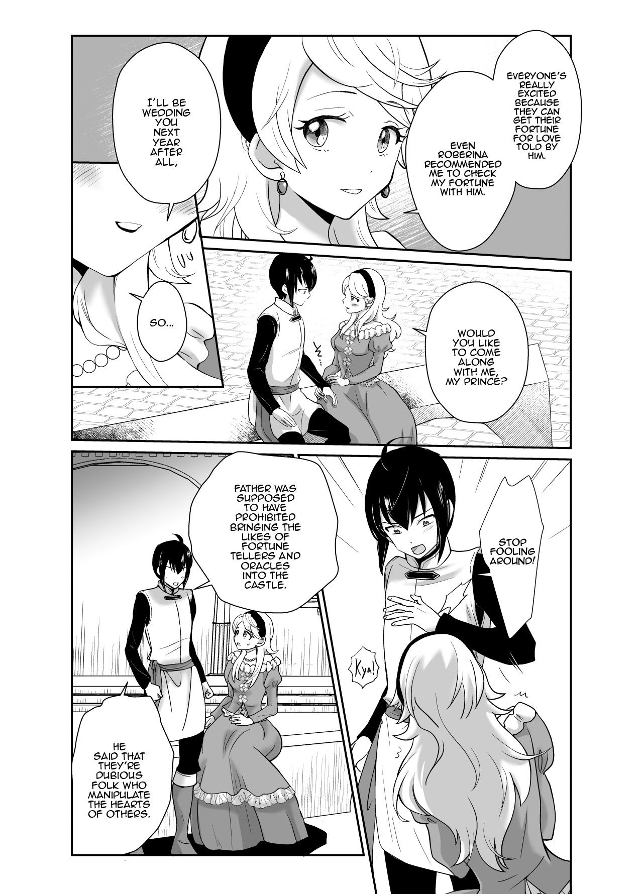 Kawaisou na Ouji-sama wa Warui Mahou de Oshiro no Mesu Benki ni Sarete Shimaimashita | The Pitiful Prince was Turned into the Castle's Bitch Toilet Through Evil Magic page 9 full