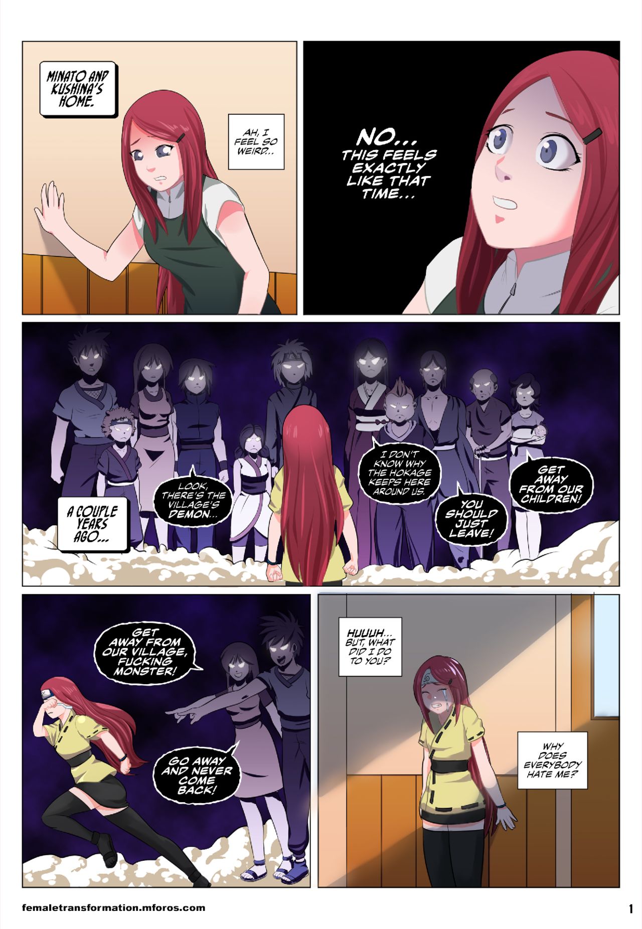 Jinchuriki Kushina #1 page 3 full