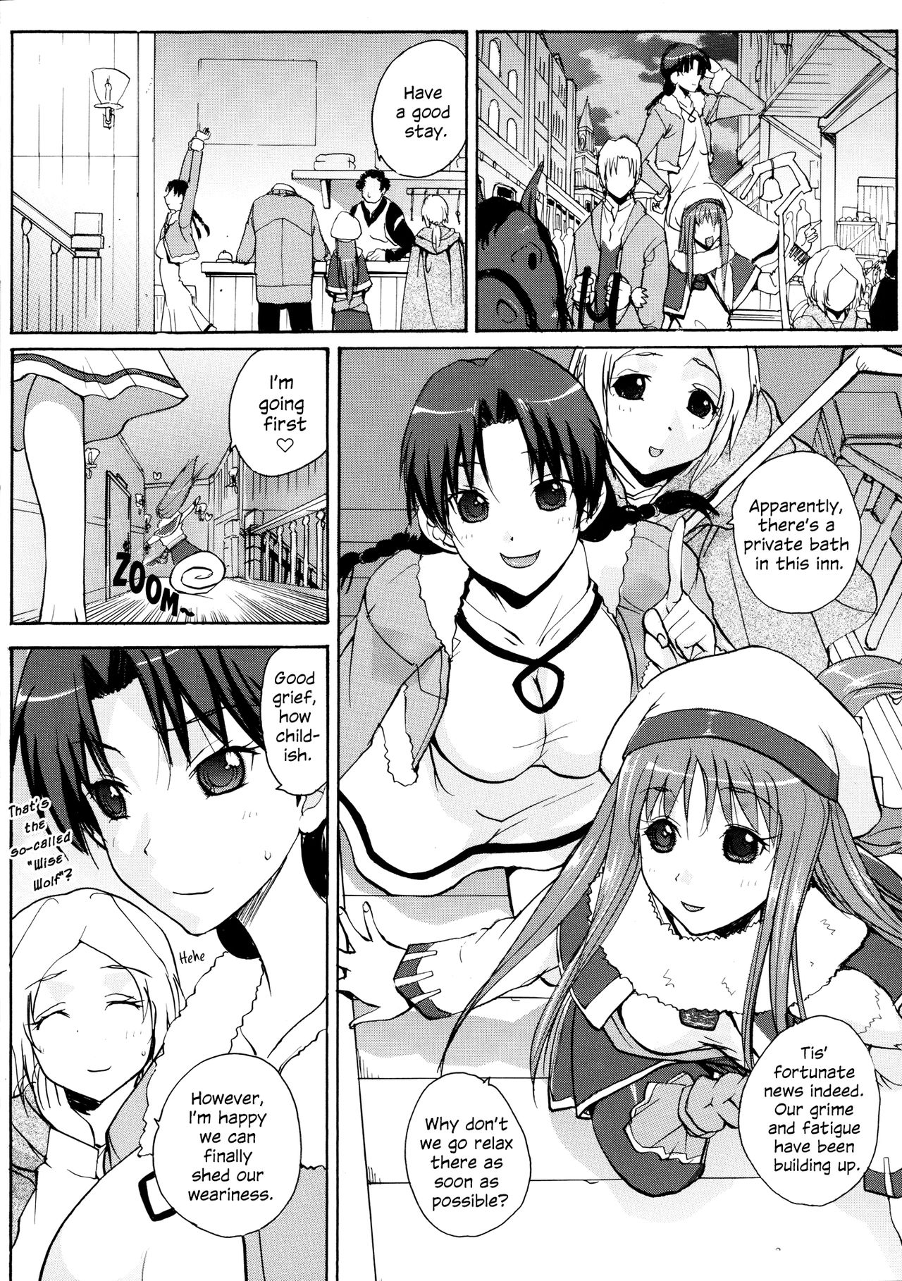 Ookami to Osage to Kohitsuji | The Wolf, Pigtails and The Lamb page 4 full