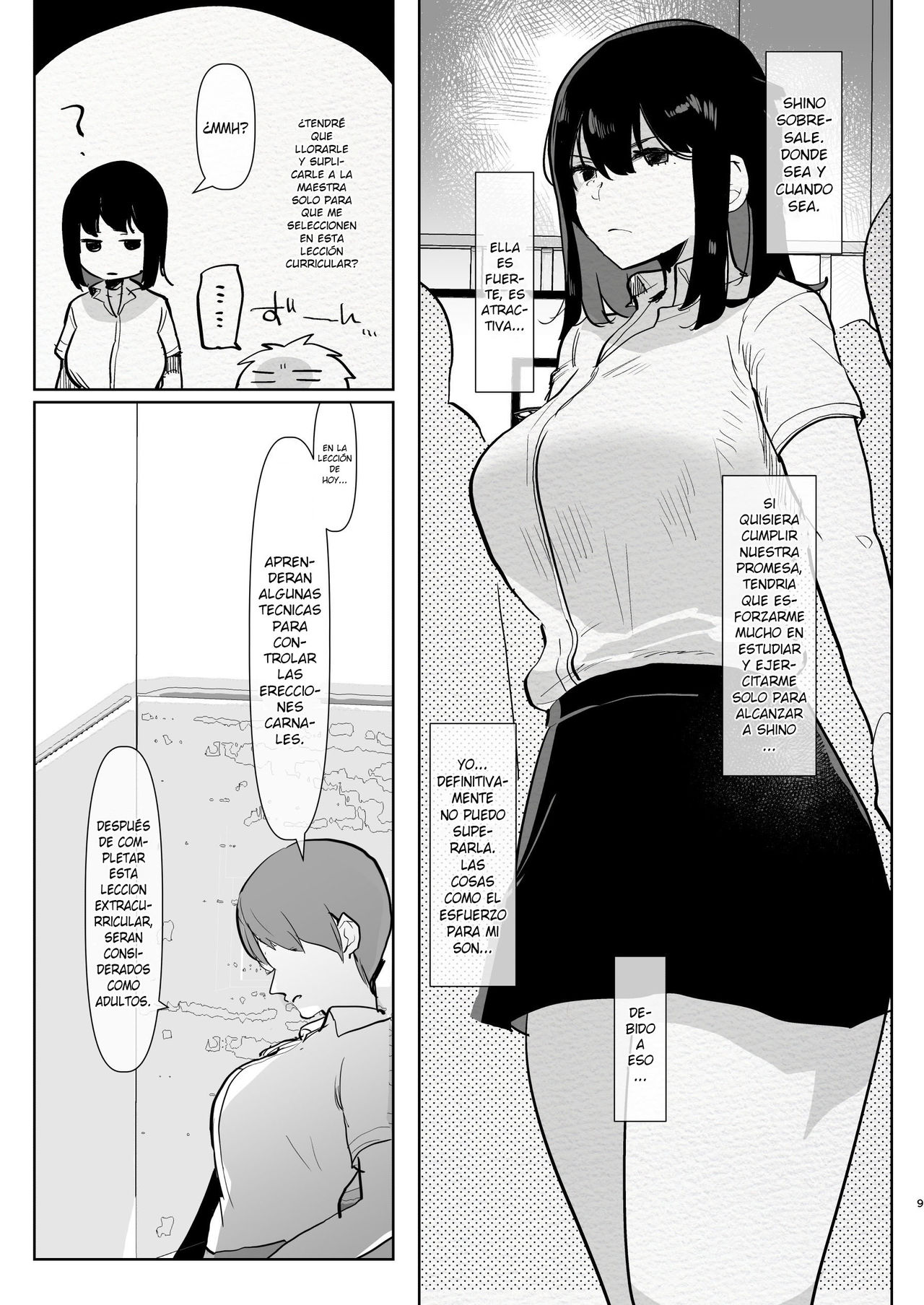 Futanari Osananajimi to Ore to Hajimete no Gyaku Anal Kagai Jugyou page 9 full