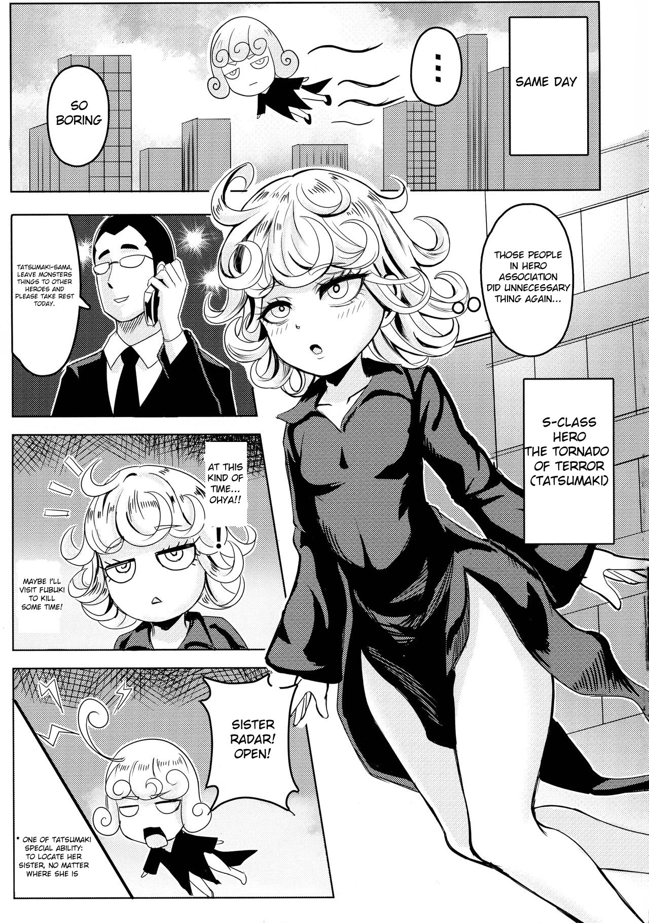 ONE PORNCH MAN Tatsumaki Shimai page 5 full