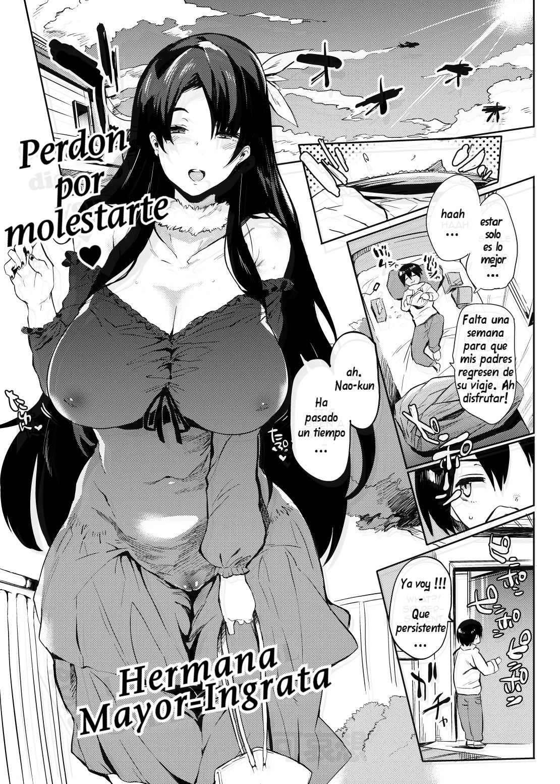Kyoushuu! Criminal Onee-chan | Rude! Ungrateful Older Sister page 1 full