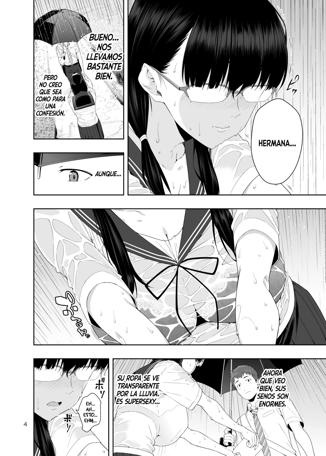 RAIN -Kokuhaku shite Kita no wa Imouto datta- | LLUVIA ~La que se me confesó fue mi hermana~ page 3 full