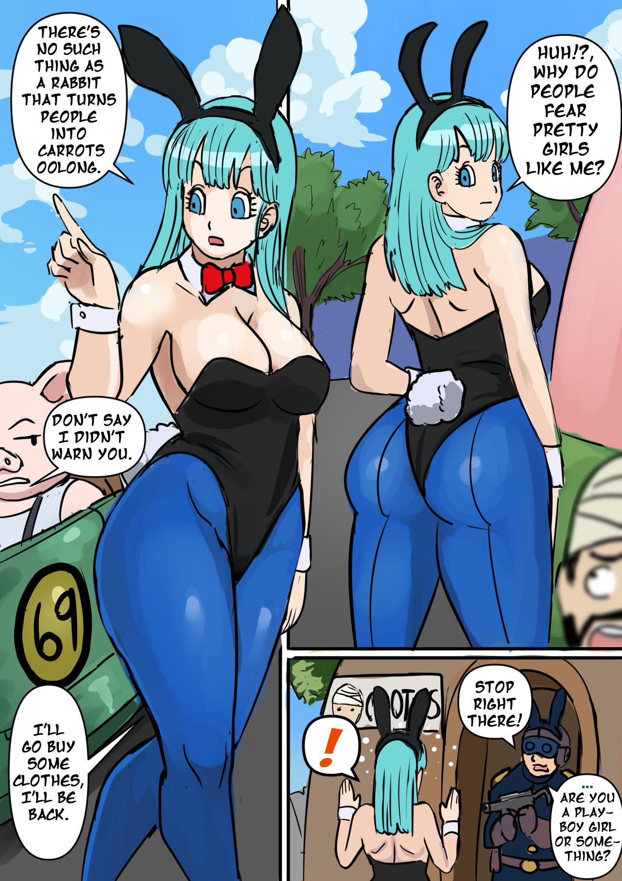 Bulma Short Comic page 1 full