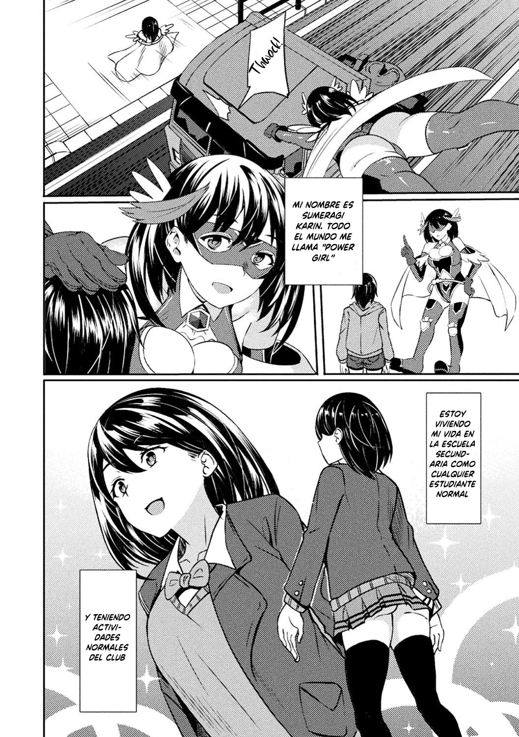 Power Girl ~JK Super Heroine no Saiin Darakuki~ Ch. 1 page 3 full