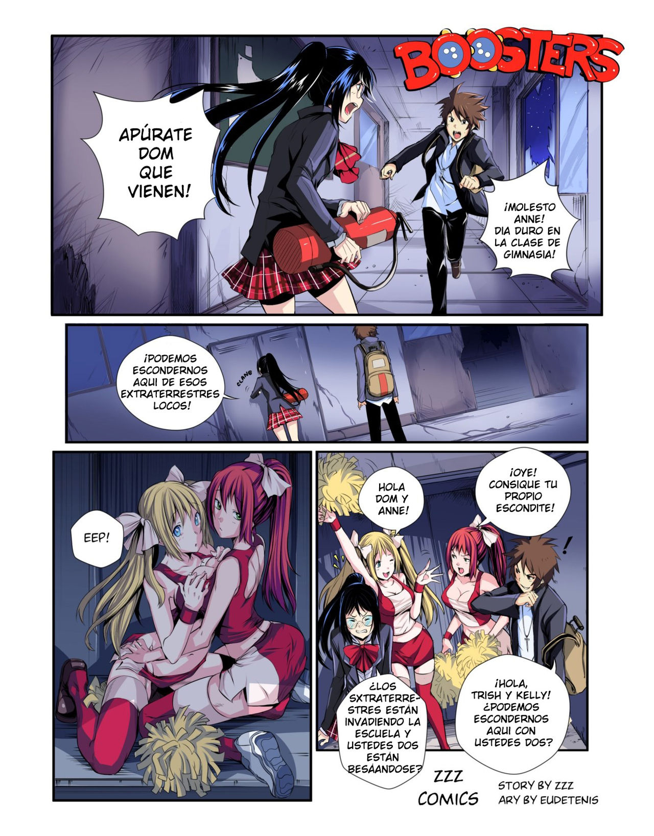 Boosters 1    ZZZ Comics page 2 full