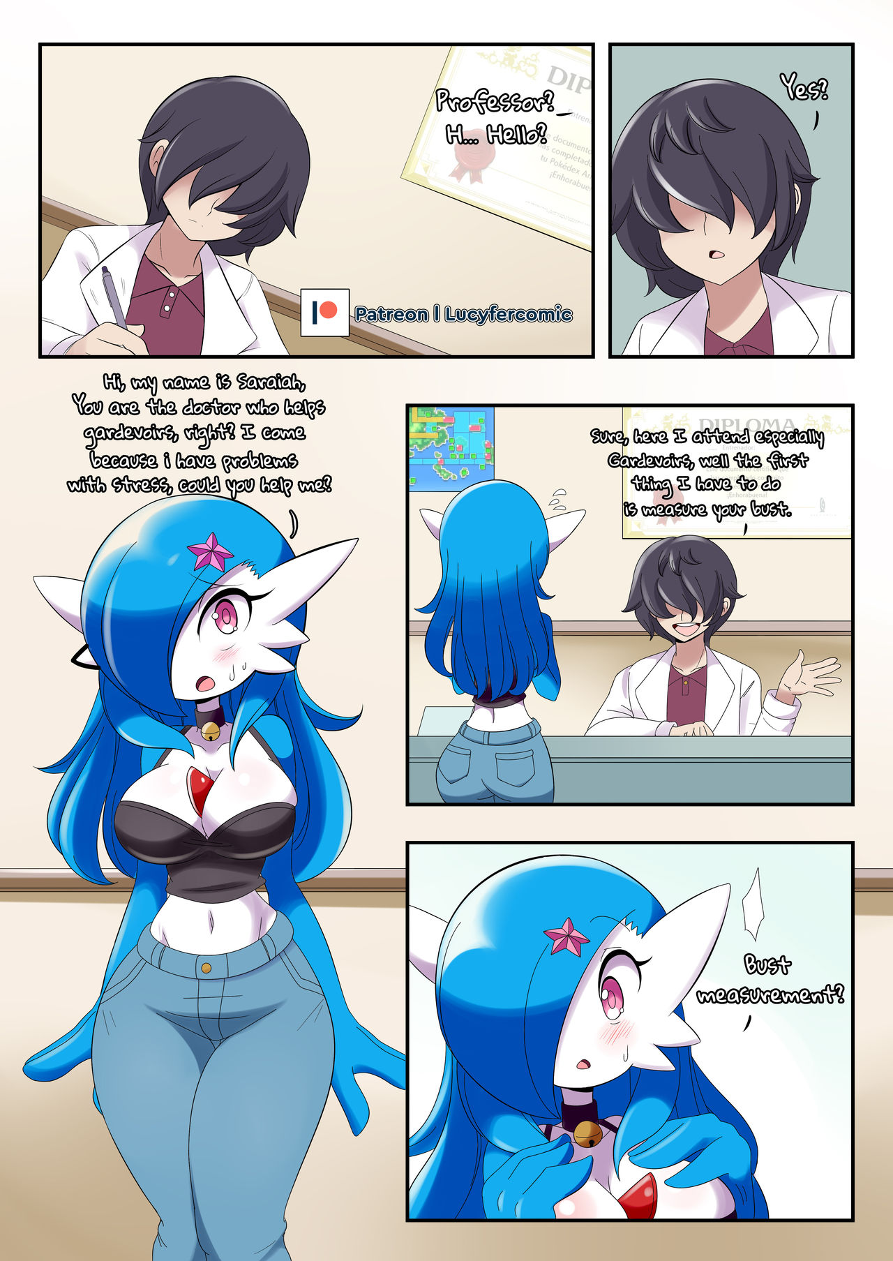 Saraiah mini comic page 1 full